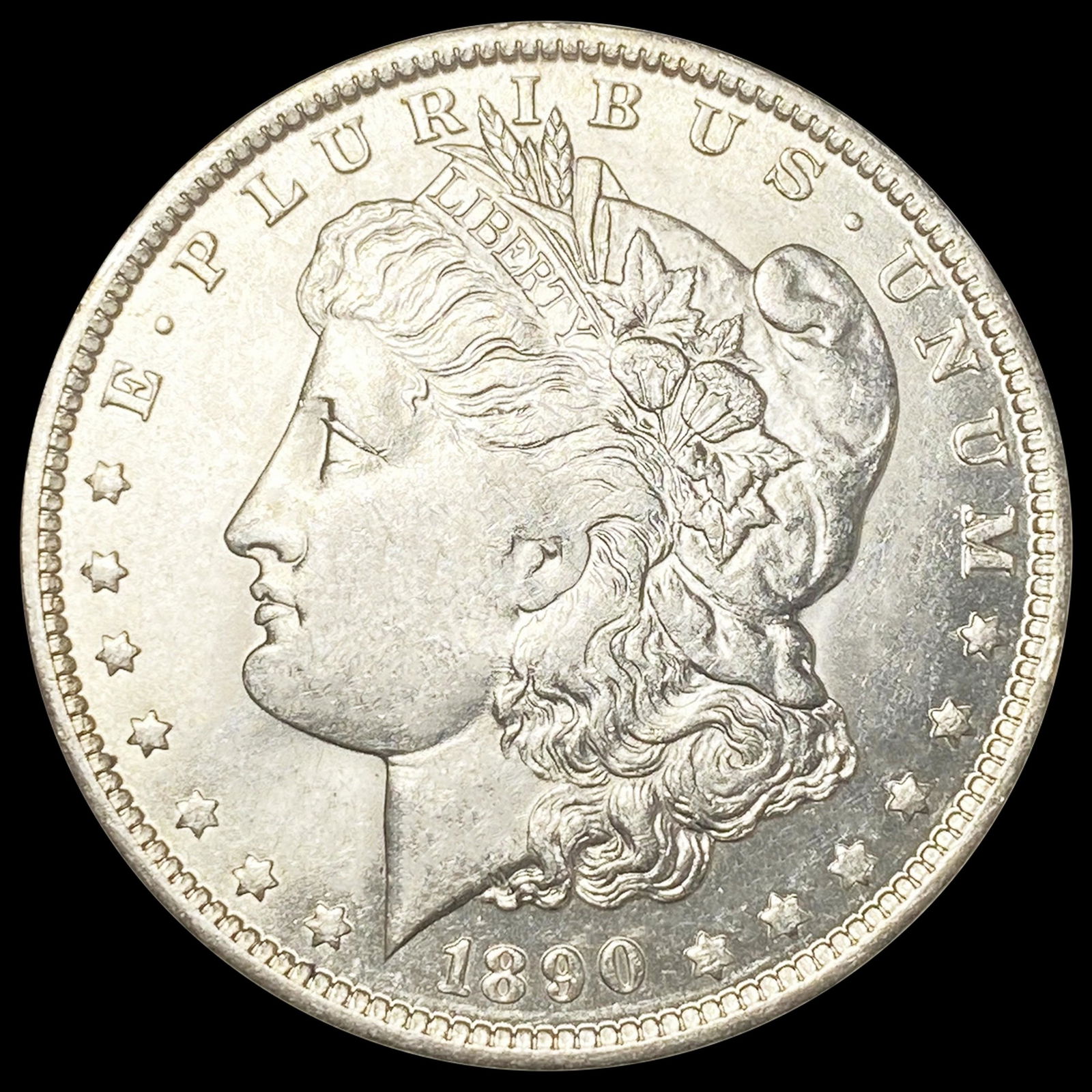 1890-O Morgan Silver Dollar NEARLY UNCIRCULATED (1 of 2)