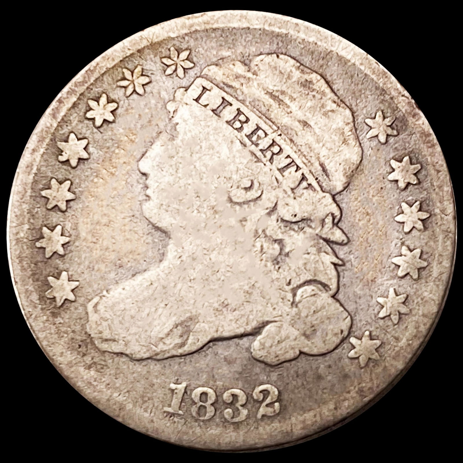 1832 Capped Bust Dime NICELY CIRCULATED (1 of 2)