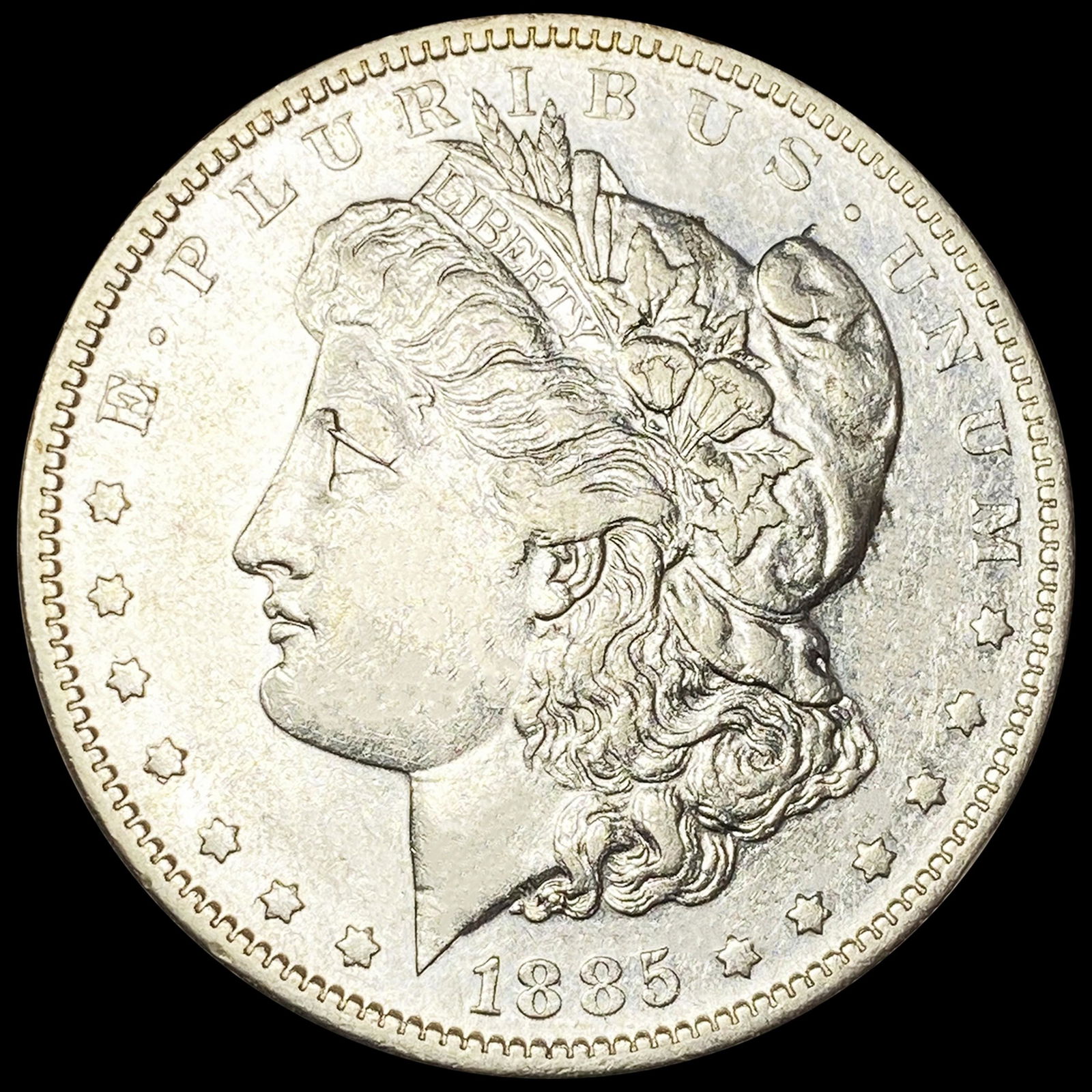 1885-S Morgan Silver Dollar NEARLY UNCIRCULATED (1 of 2)