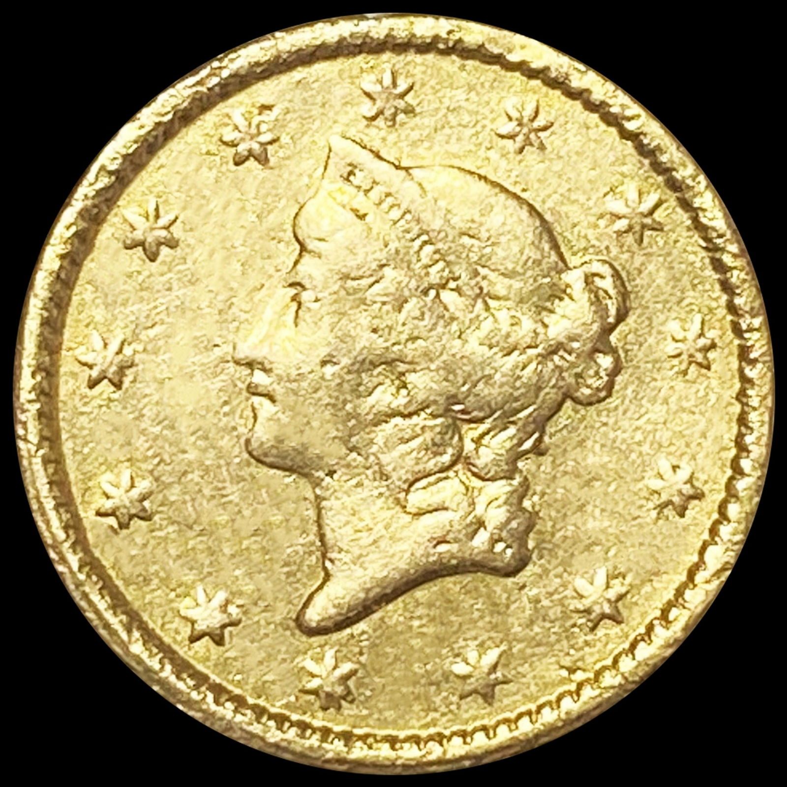 1853 Rare Gold Dollar ABOUT UNCIRCULATED (1 of 2)