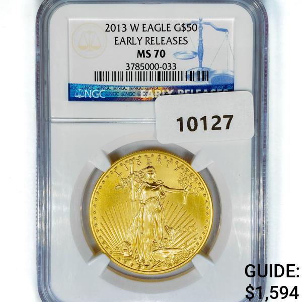 2013-W $50 1 oz American Gold Eagle NGC MS70 (1 of 2)