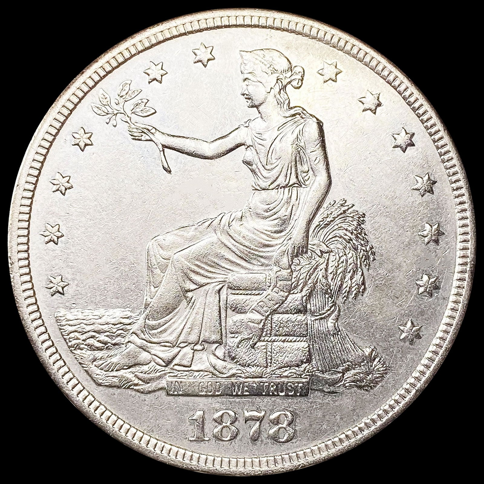 1878-S Silver Trade Dollar UNCIRCULATED (1 of 2)