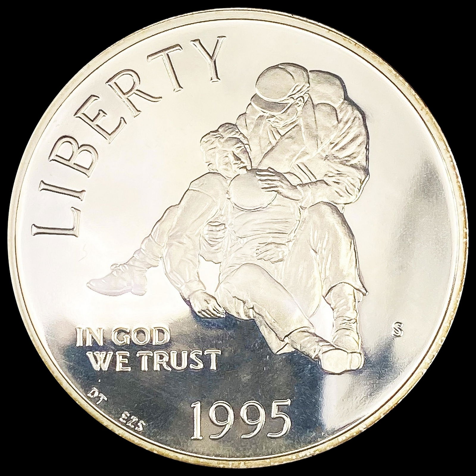 1995-S US Liberty Silver Dollar GEM PROOF (1 of 2)