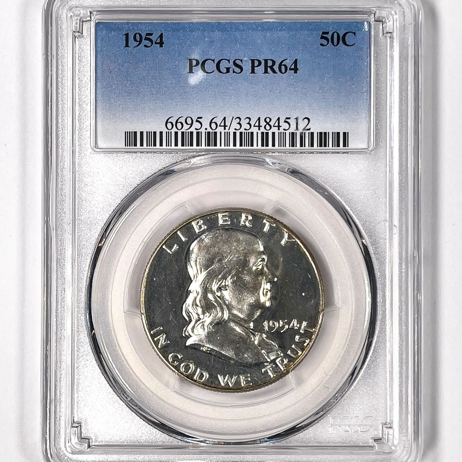 1954 Franklin Half Dollar PCGS PR64 (1 of 2)