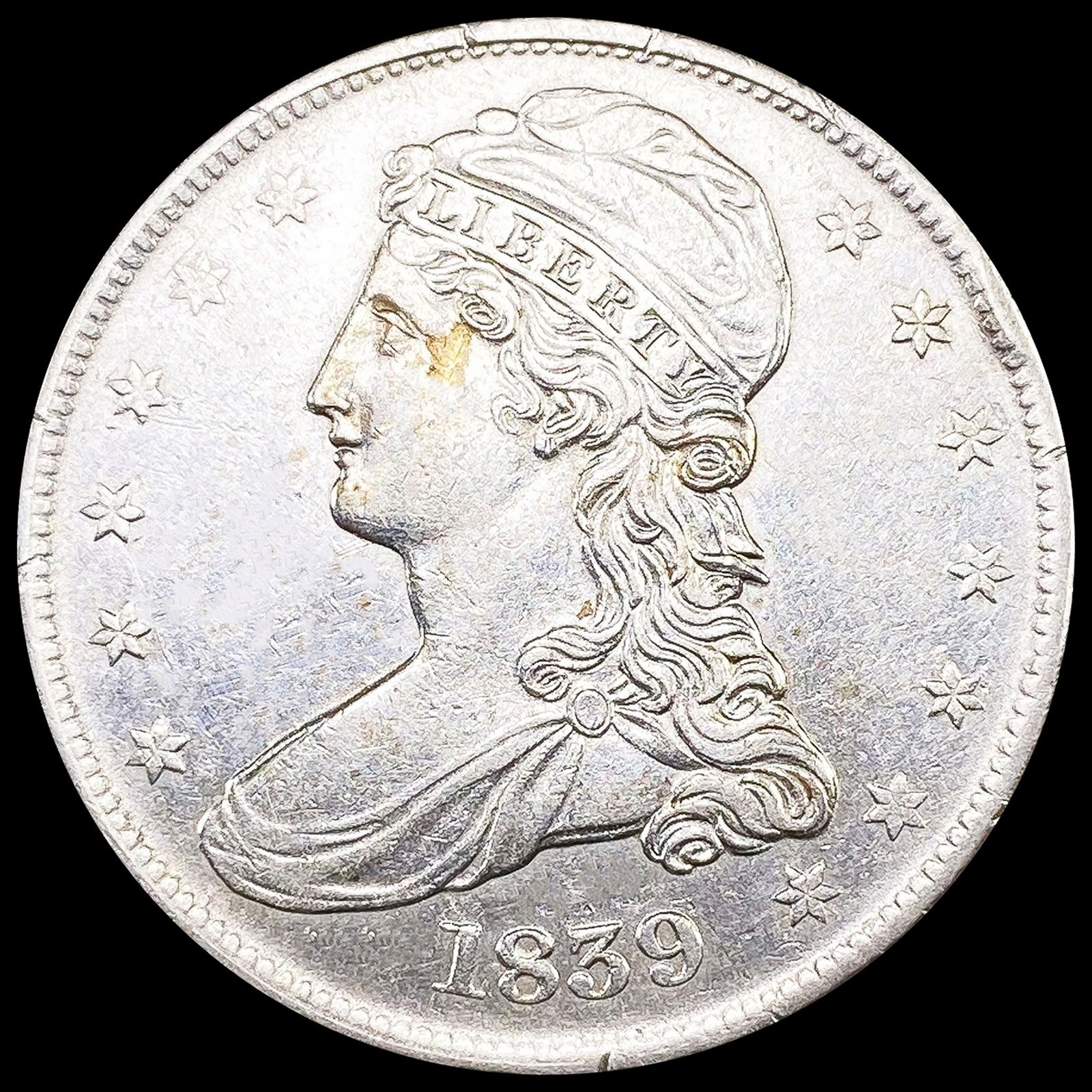 1839 Capped Bust Half Dollar UNCIRCULATED (1 of 2)