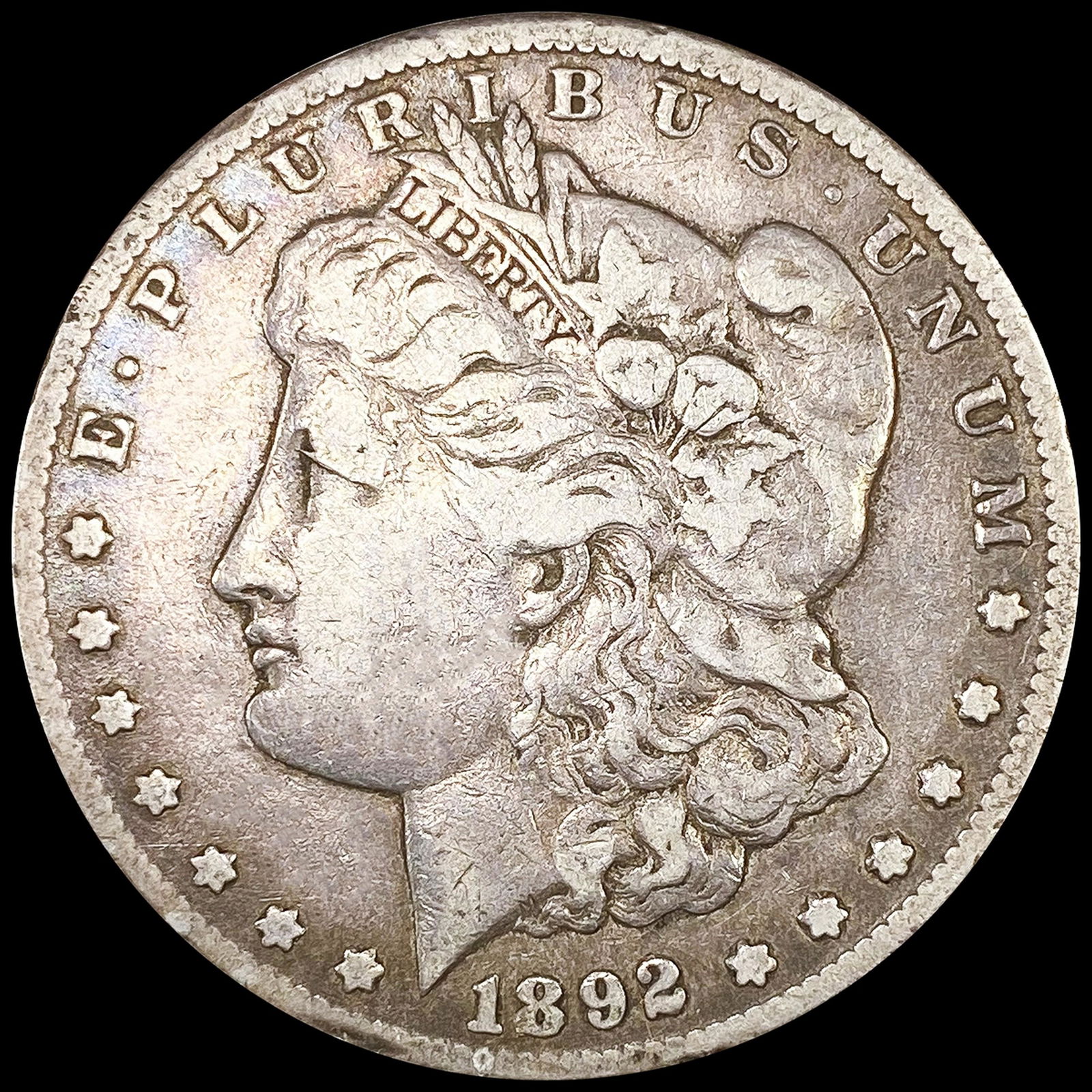1892-CC Morgan Silver Dollar NICELY CIRCULATED (1 of 2)