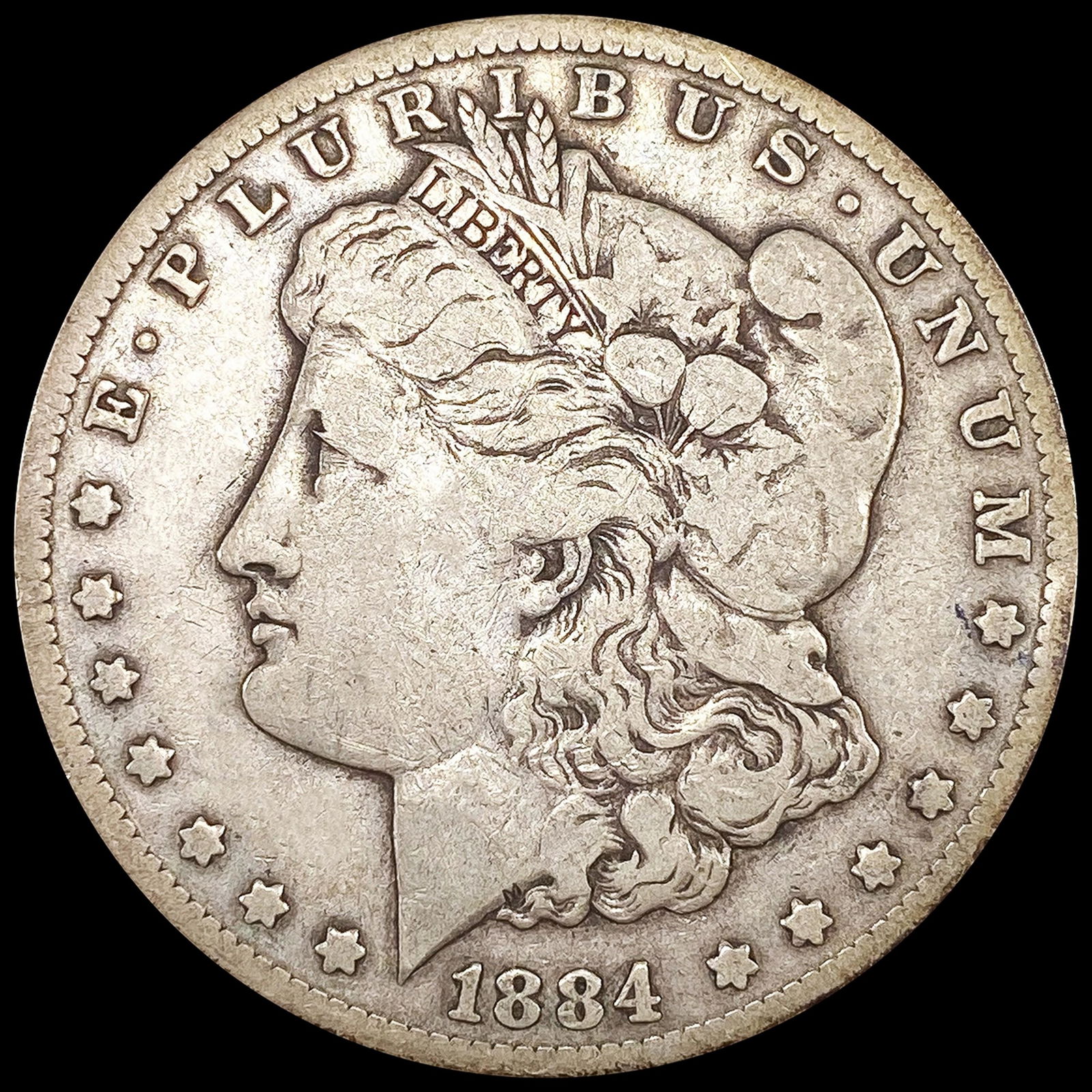 1884-CC Morgan Silver Dollar NICELY CIRCULATED (1 of 2)