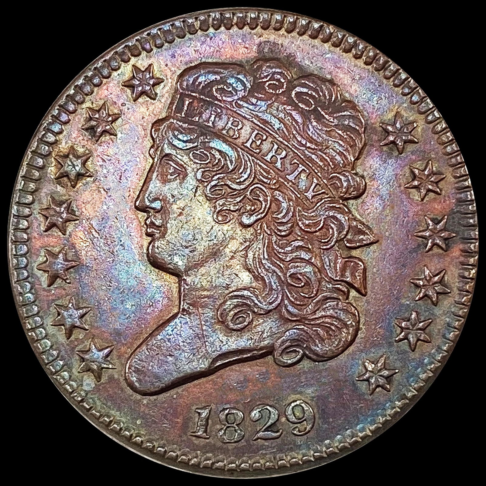 1829 Classic Head Half Cent UNCIRCULATED (1 of 2)