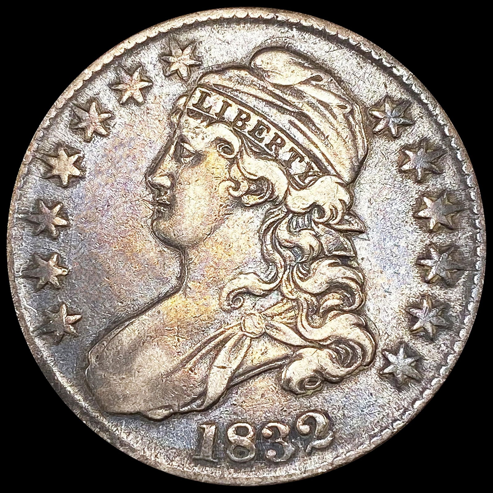 1832 Capped Bust Half Dollar LIGHTLY CIRCULATED (1 of 2)
