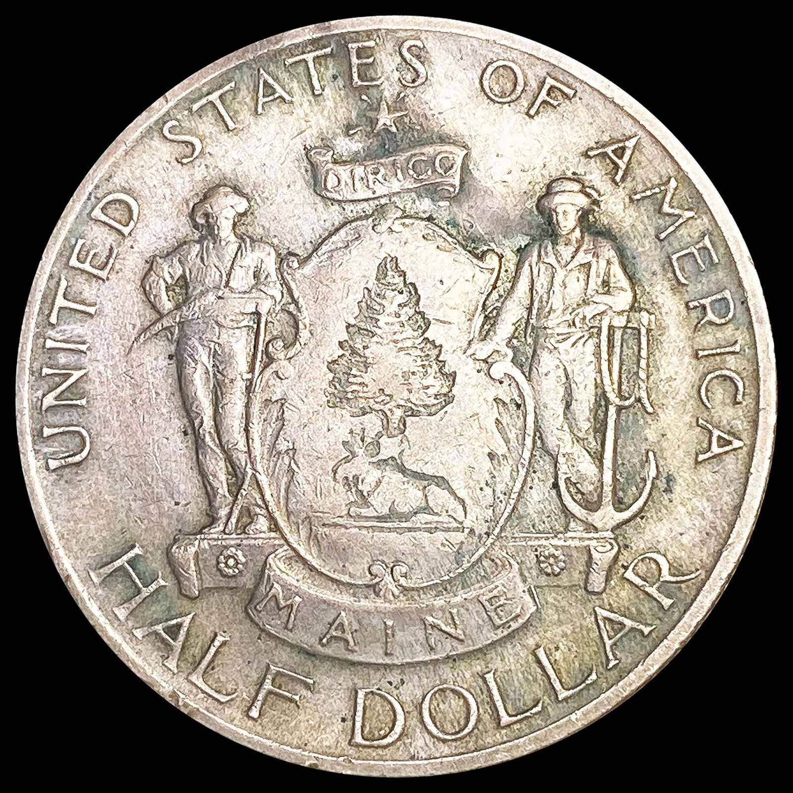 1920 Maine Half Dollar LIGHTLY CIRCULATED (1 of 2)