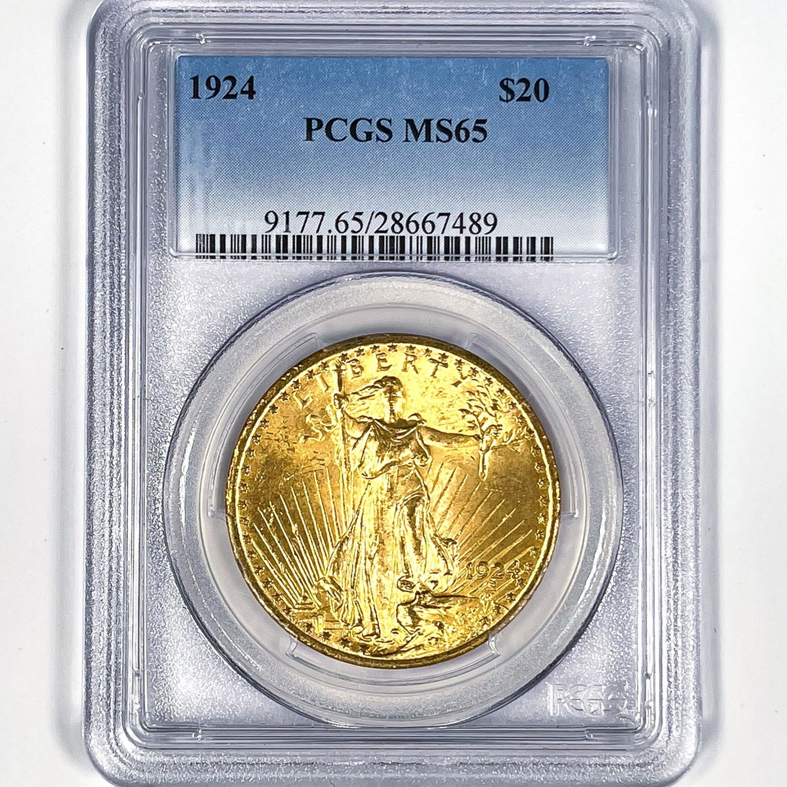 1924 $20 Gold Double Eagle PCGS MS65 (1 of 2)