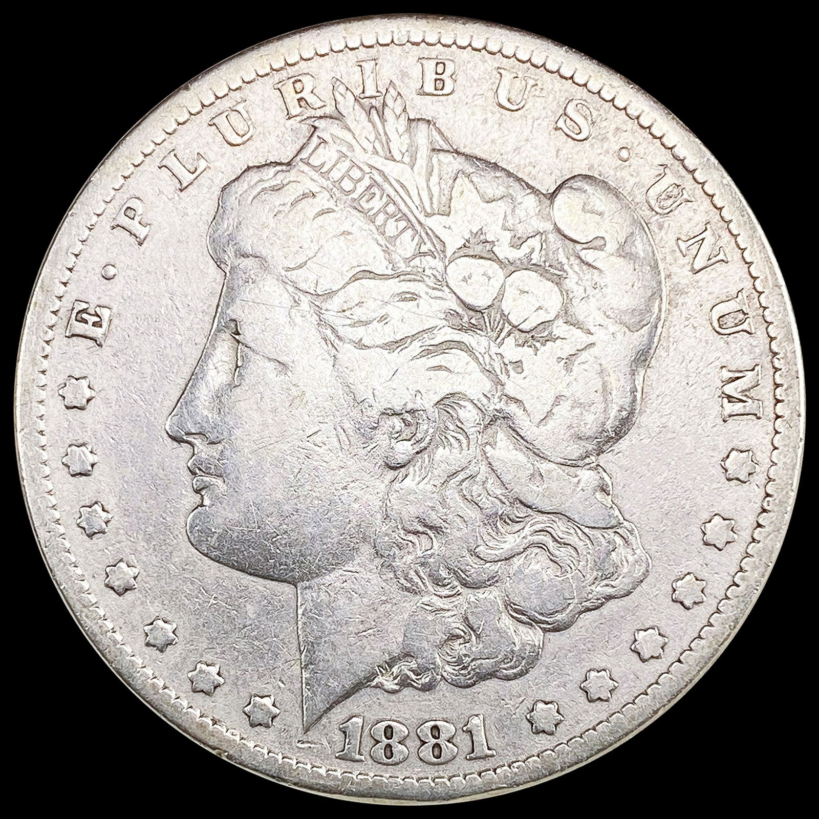 1881-CC Morgan Silver Dollar NICELY CIRCULATED (1 of 2)