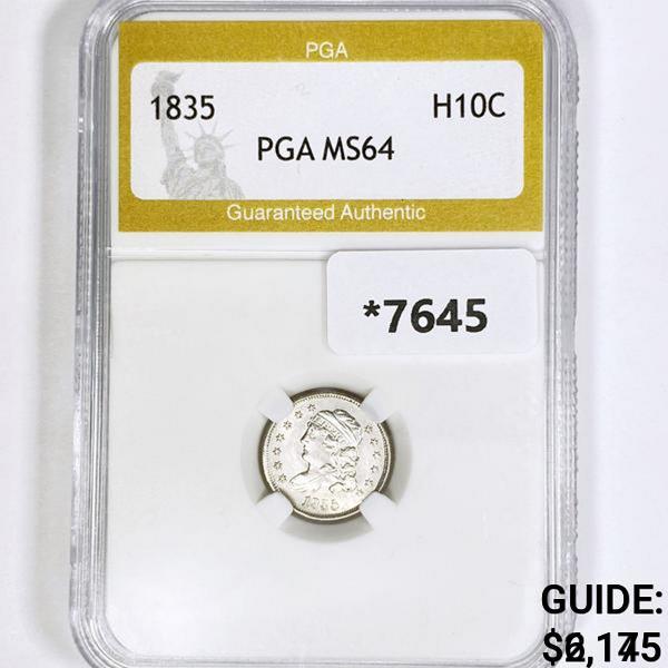 1835 Capped Bust Nickel PGA MS64 (1 of 2)