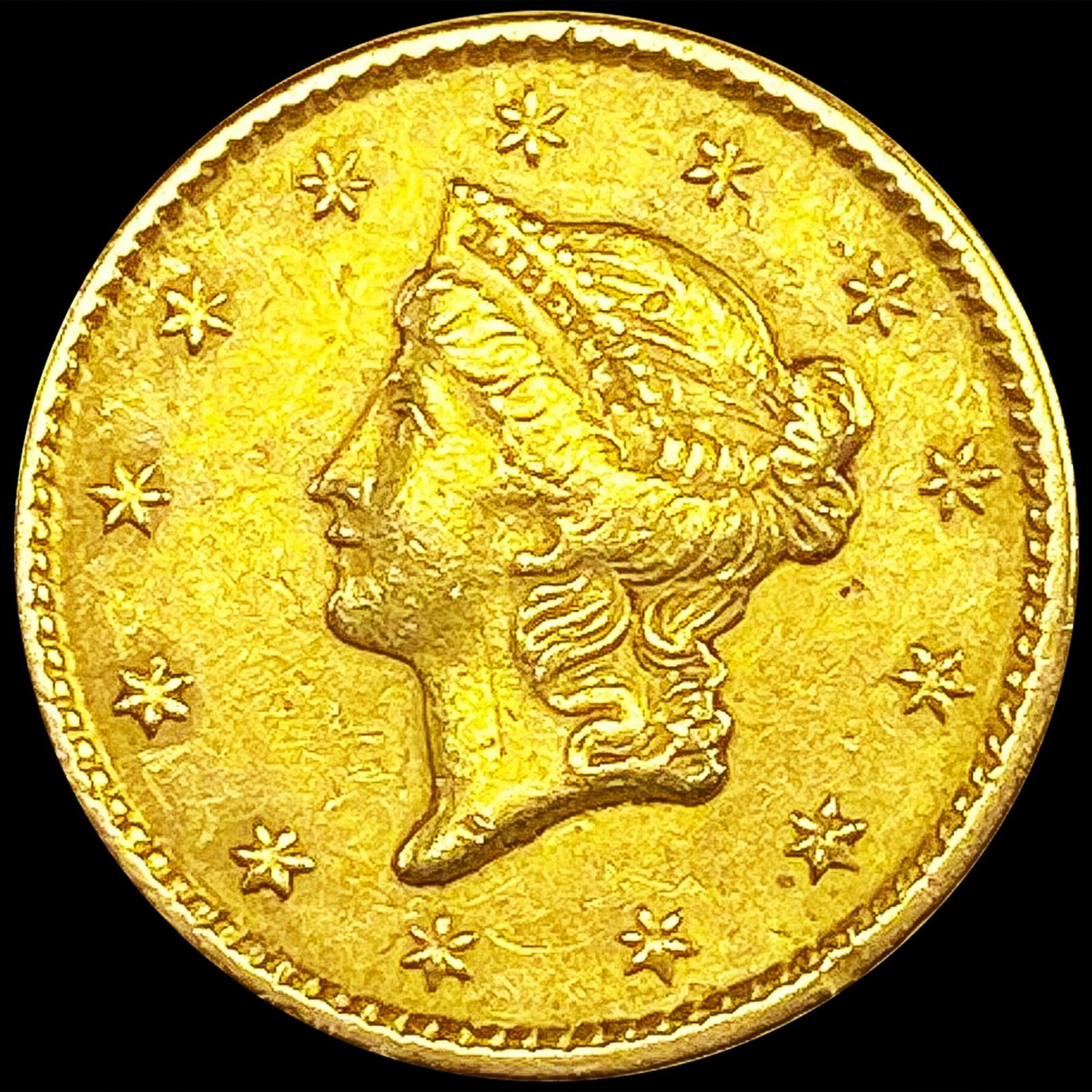 1850 Rare Gold Dollar CLOSELY UNCIRCULATED (1 of 2)
