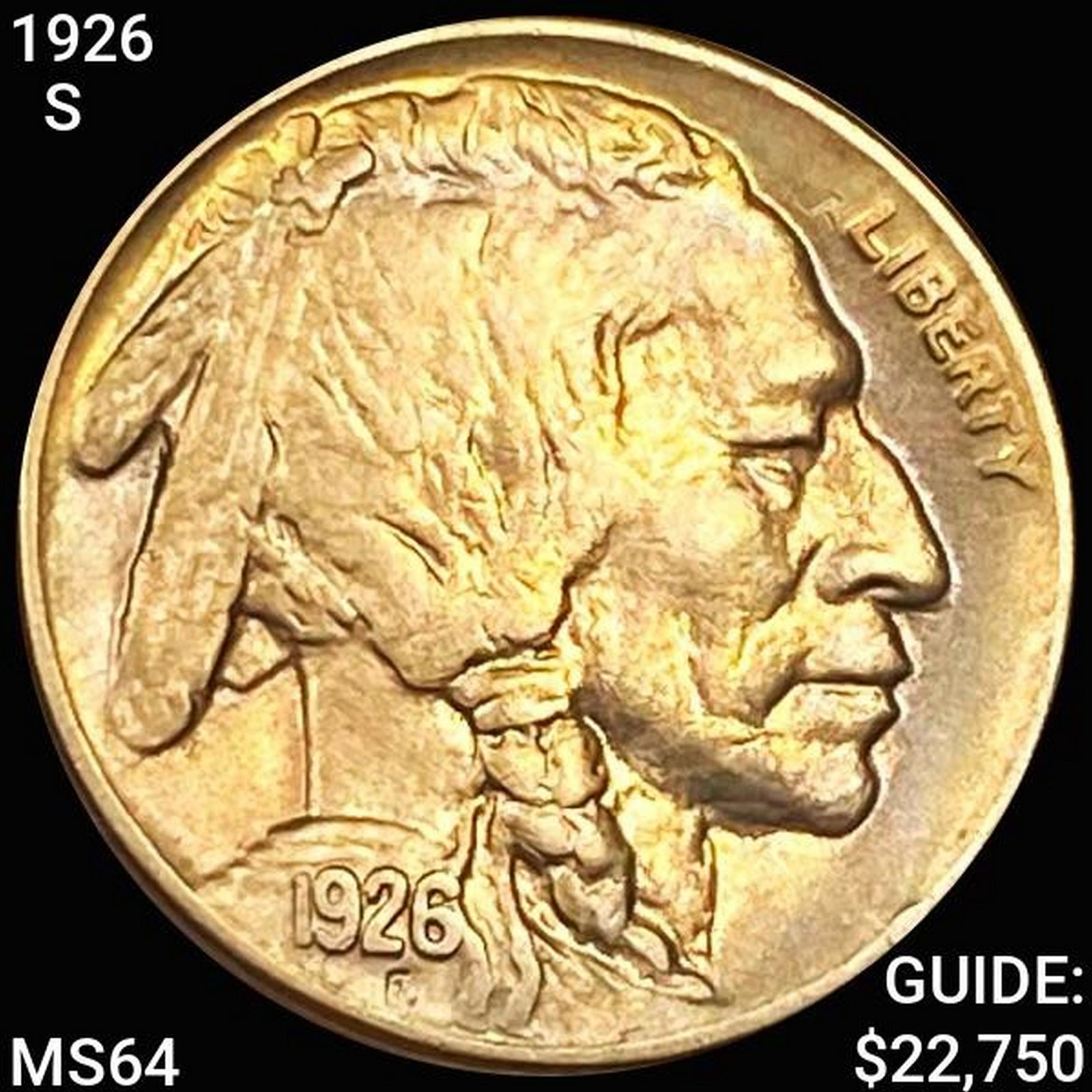 1926-S Buffalo Head Nickel CHOICE BU (1 of 2)