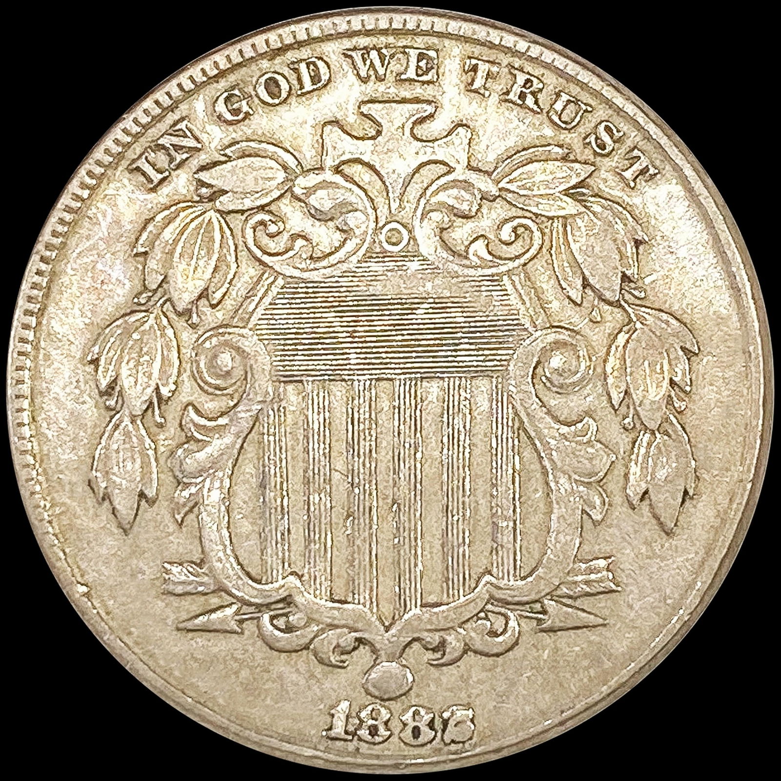 1882 Shield Nickel CLOSELY UNCIRCULATED (1 of 2)