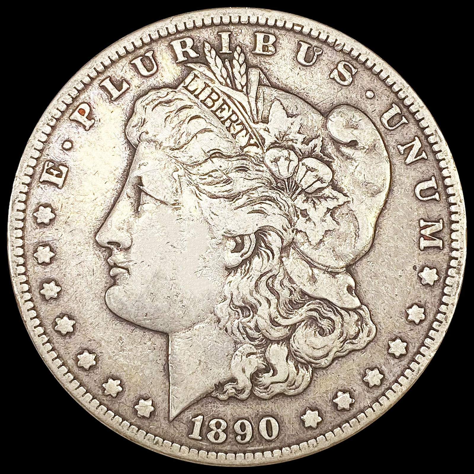 1890-CC Morgan Silver Dollar NICELY CIRCULATED (1 of 2)