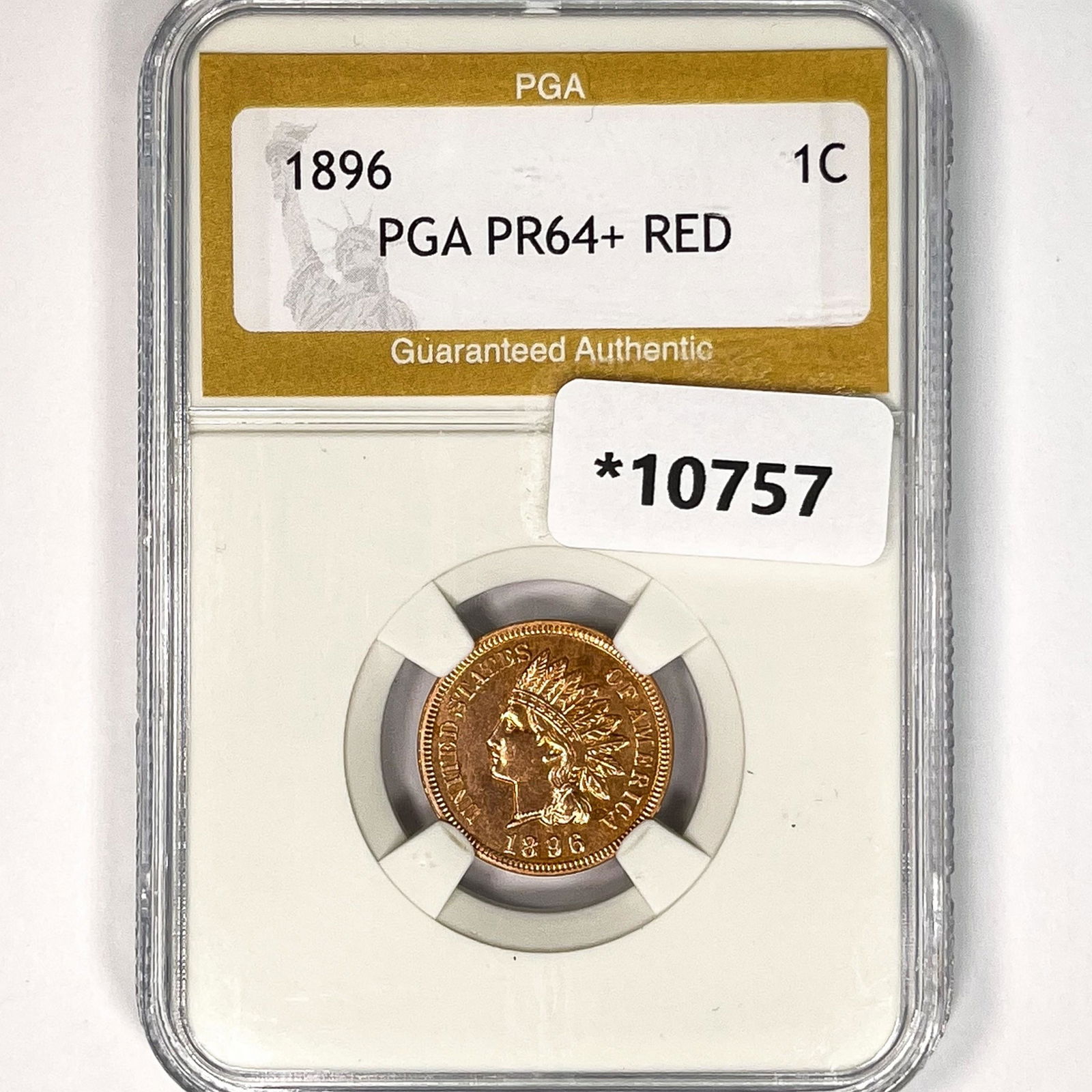 1896 Indian Head Cent PGA PR64+ RED (1 of 2)