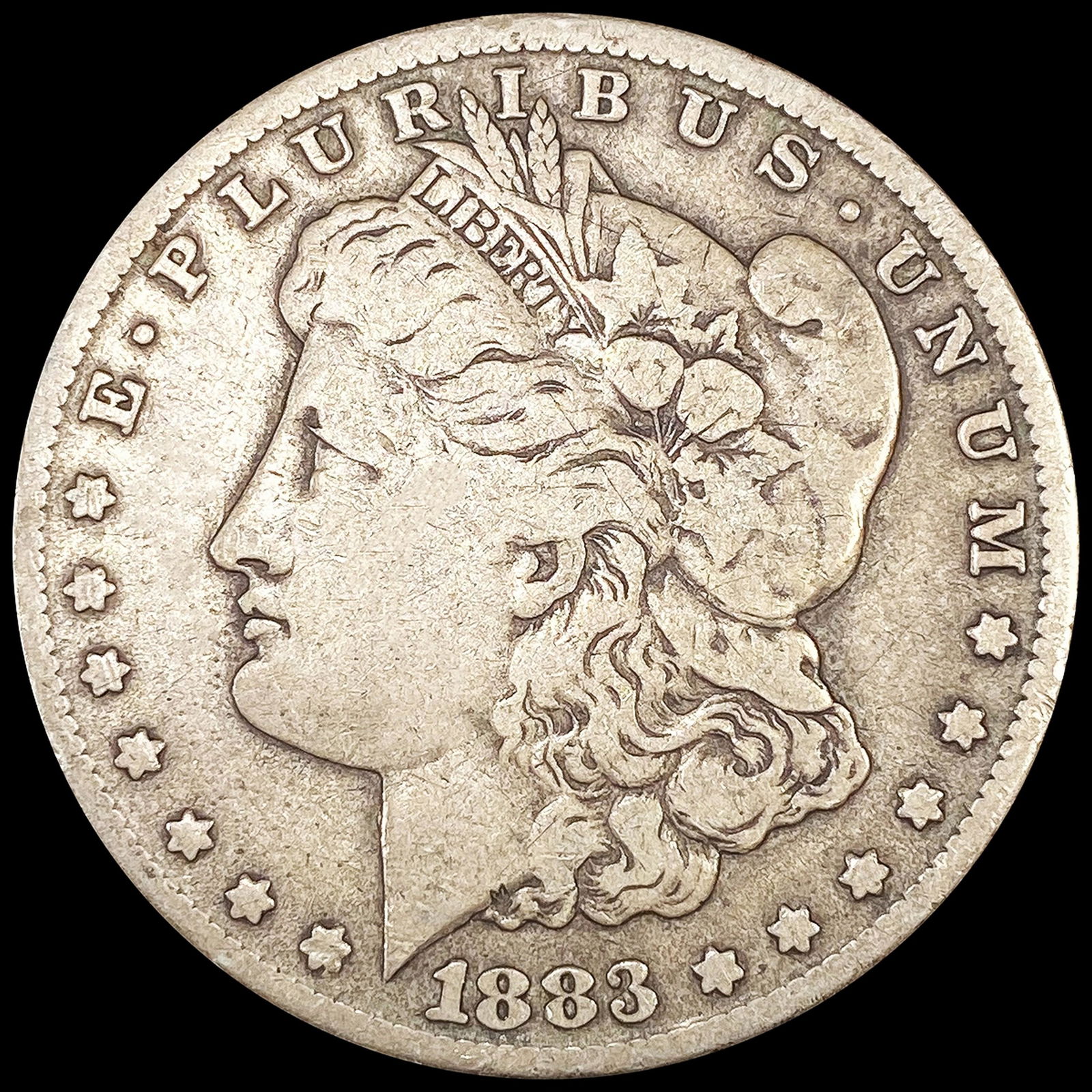 1883-CC Morgan Silver Dollar NICELY CIRCULATED (1 of 2)
