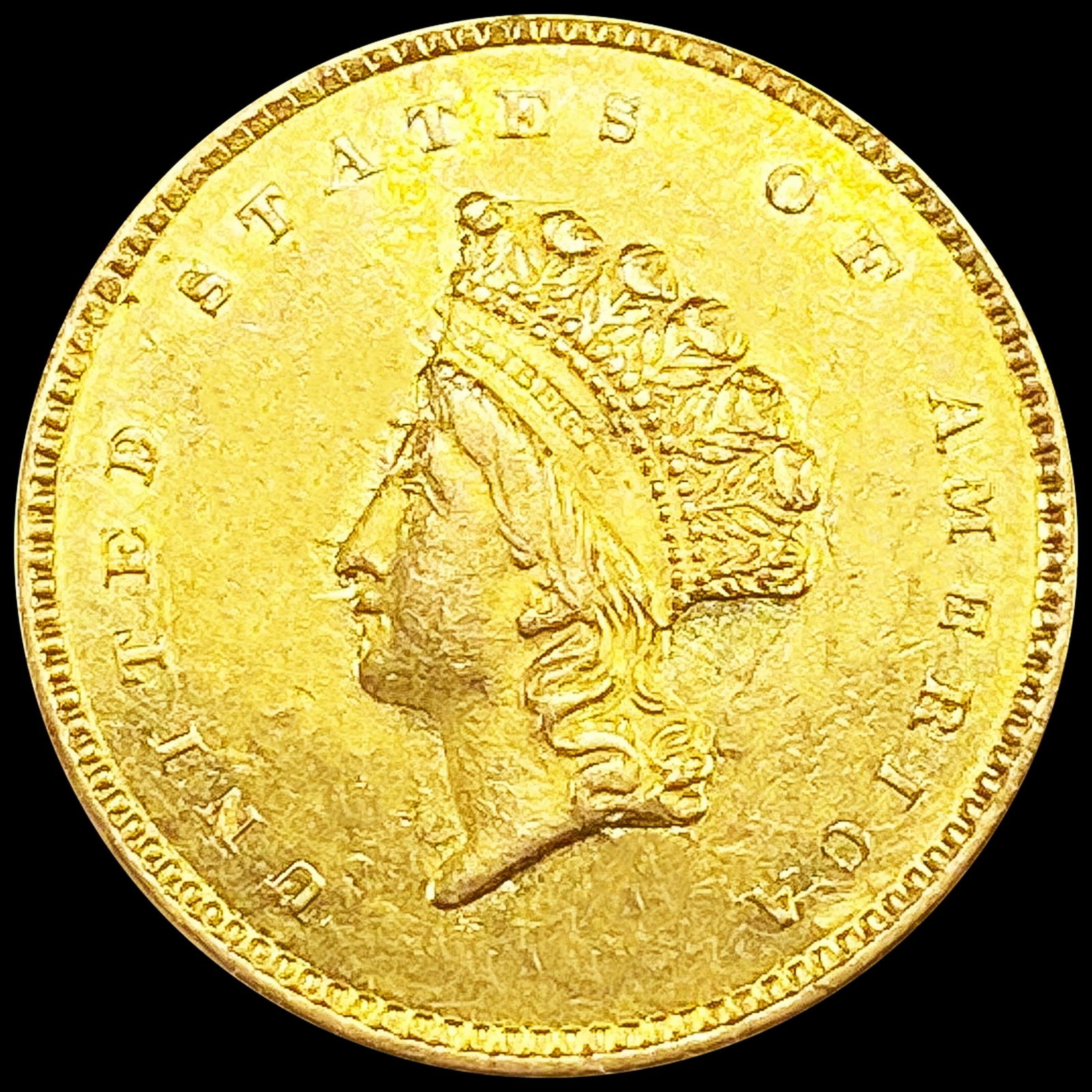 1854 Rare Gold Dollar UNCIRCULATED (1 of 2)