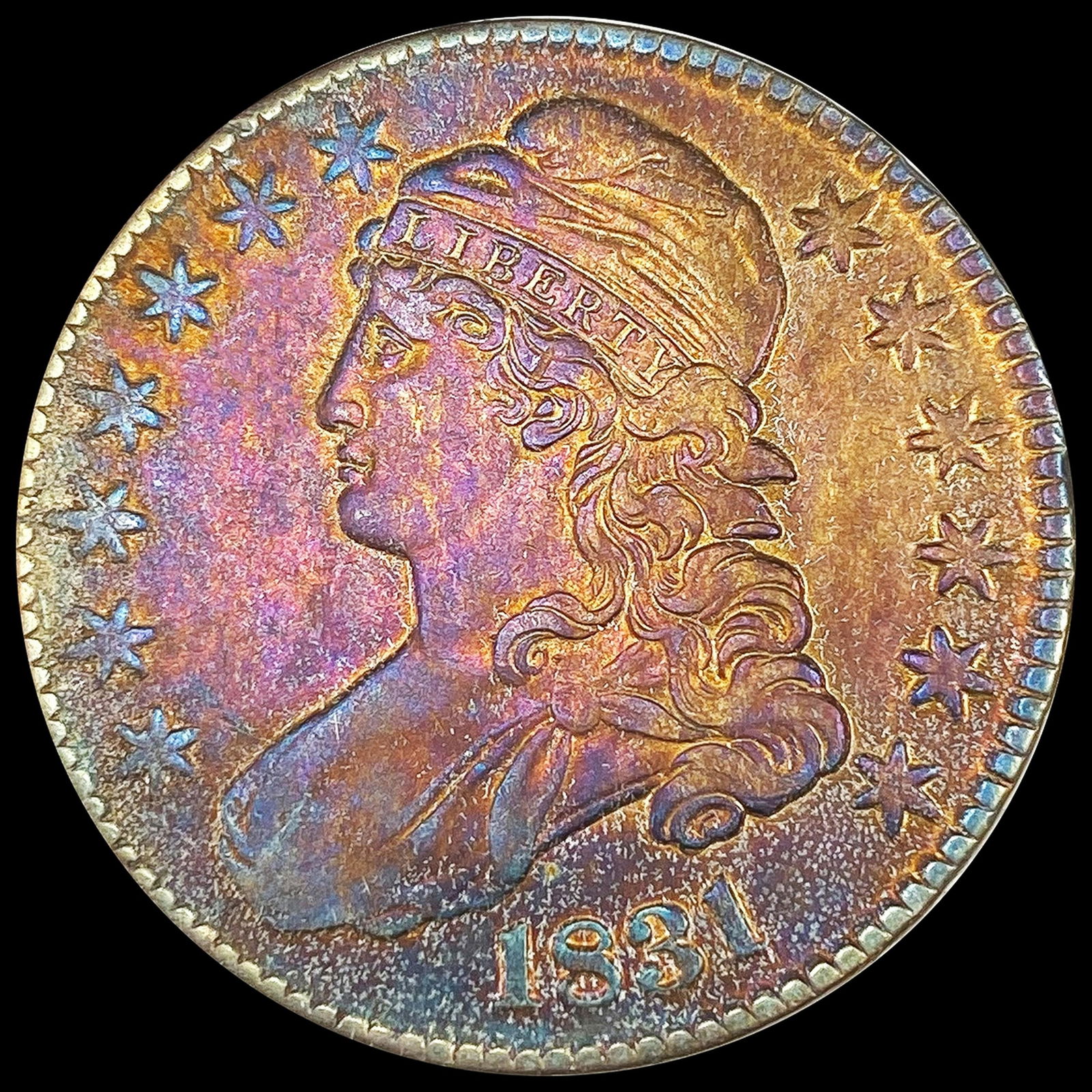 1831 Capped Bust Half Dollar ABOUT UNCIRCULATED (1 of 2)