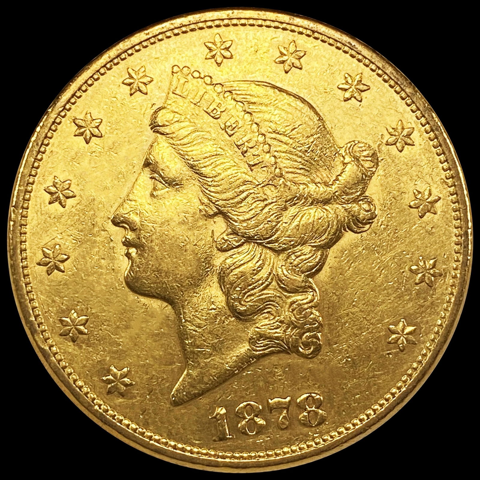 1878-S $20 Gold Double Eagle UNCIRCULATED (1 of 2)