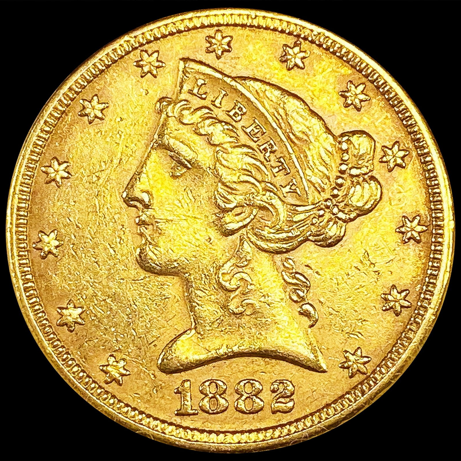 1882 $5 Gold Half Eagle UNCIRCULATED (1 of 2)