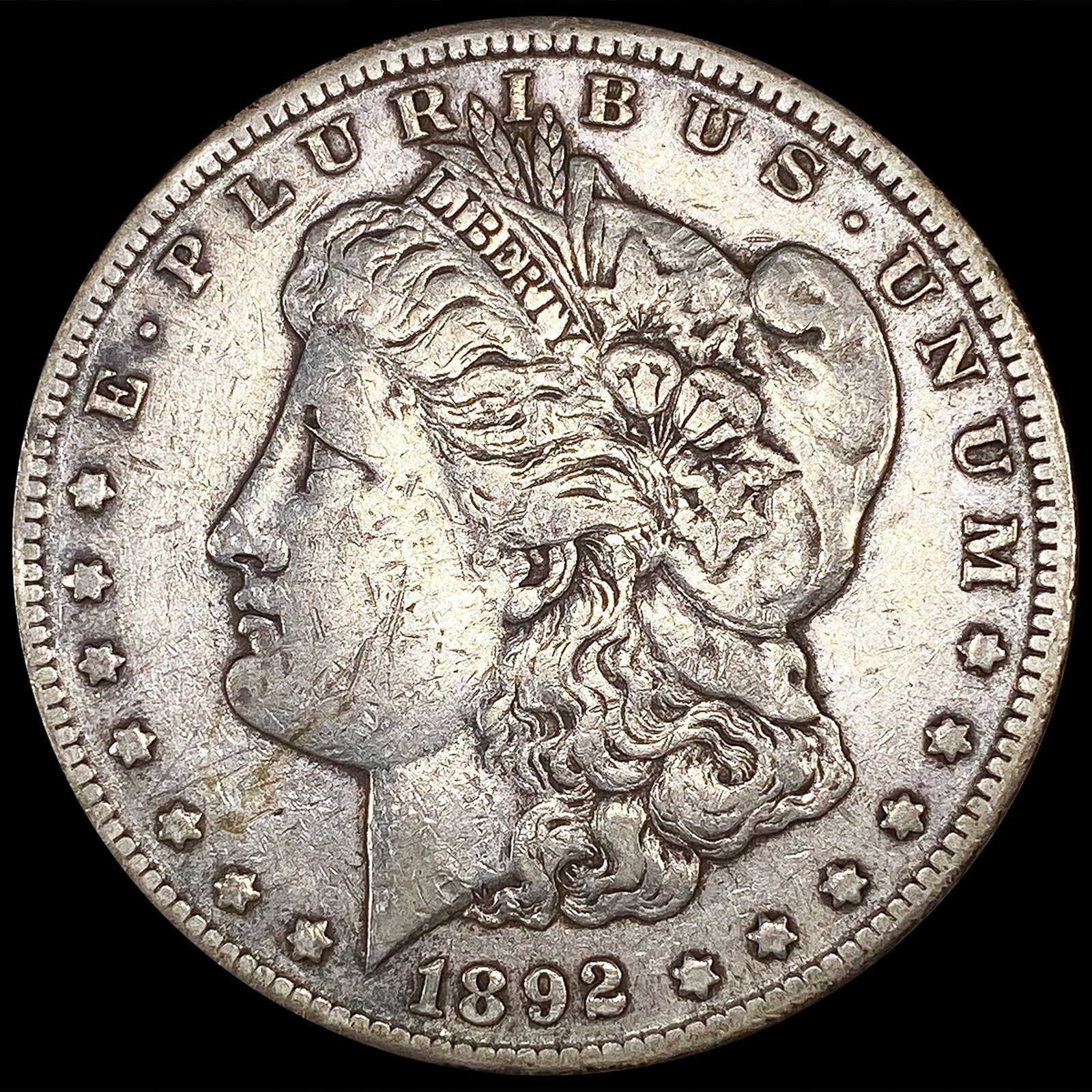 1892-CC Morgan Silver Dollar CLOSELY UNCIRCULATED (1 of 2)