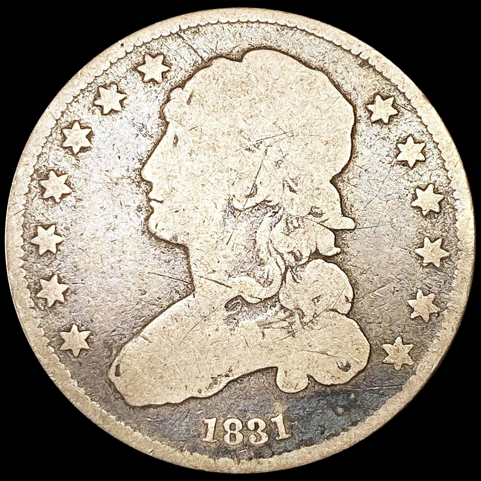 1831 Capped Bust Quarter NICELY CIRCULATED (1 of 2)