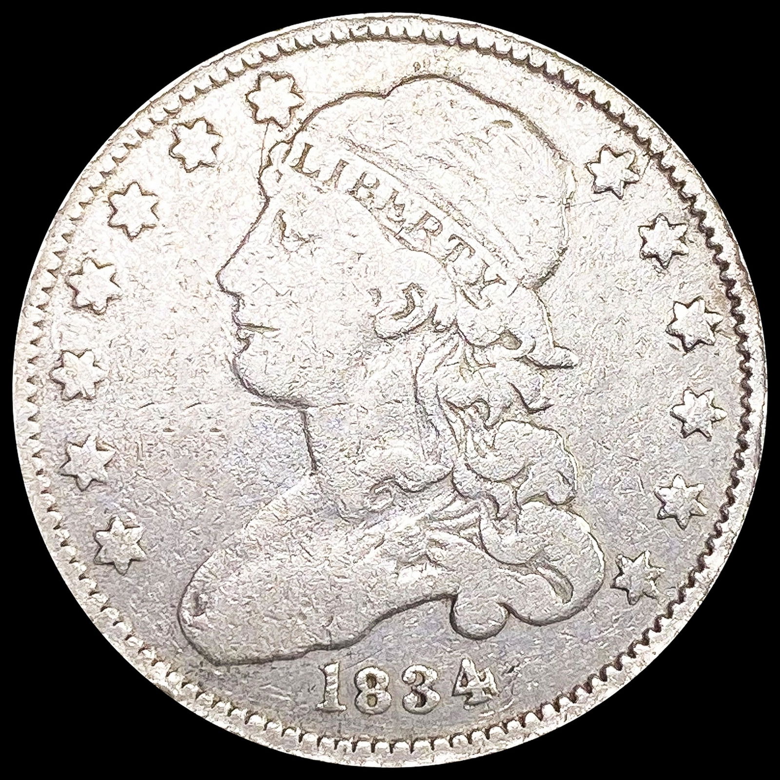 1834 Capped Bust Quarter NICELY CIRCULATED (1 of 2)
