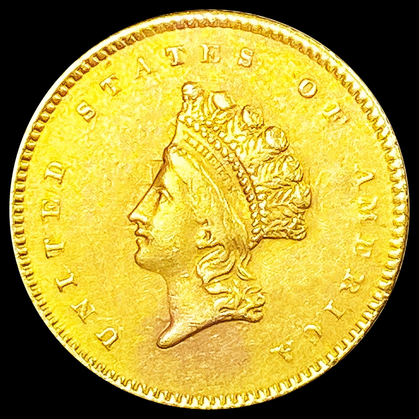 1854 Rare Gold Dollar CLOSELY UNCIRCULATED (1 of 2)