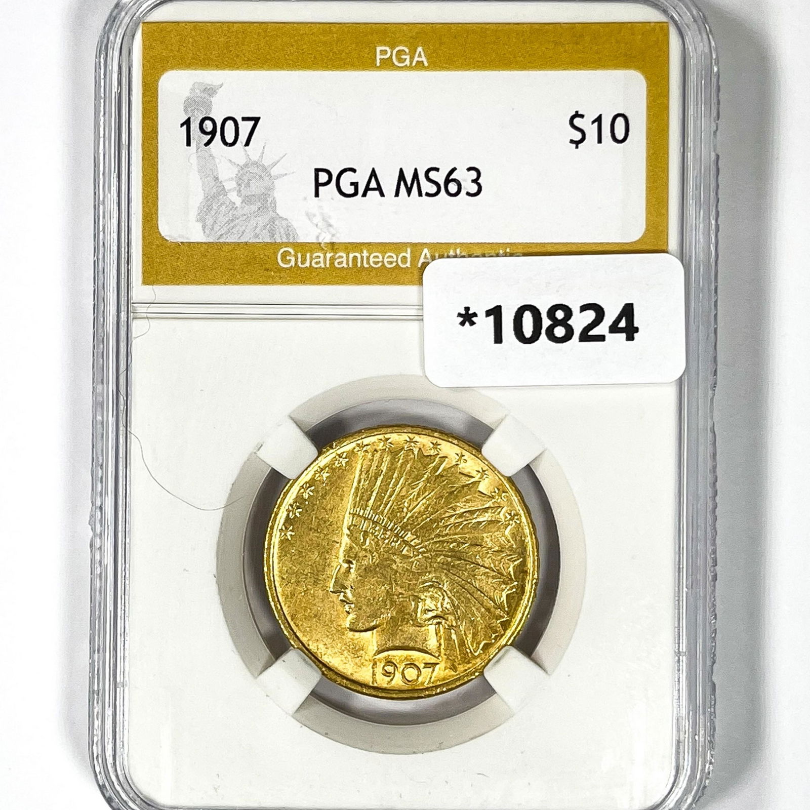 1907 $10 Gold Eagle PGA MS63 (1 of 2)