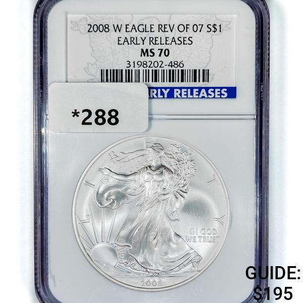 2008-W Silver Eagle NGC MS70 (1 of 2)
