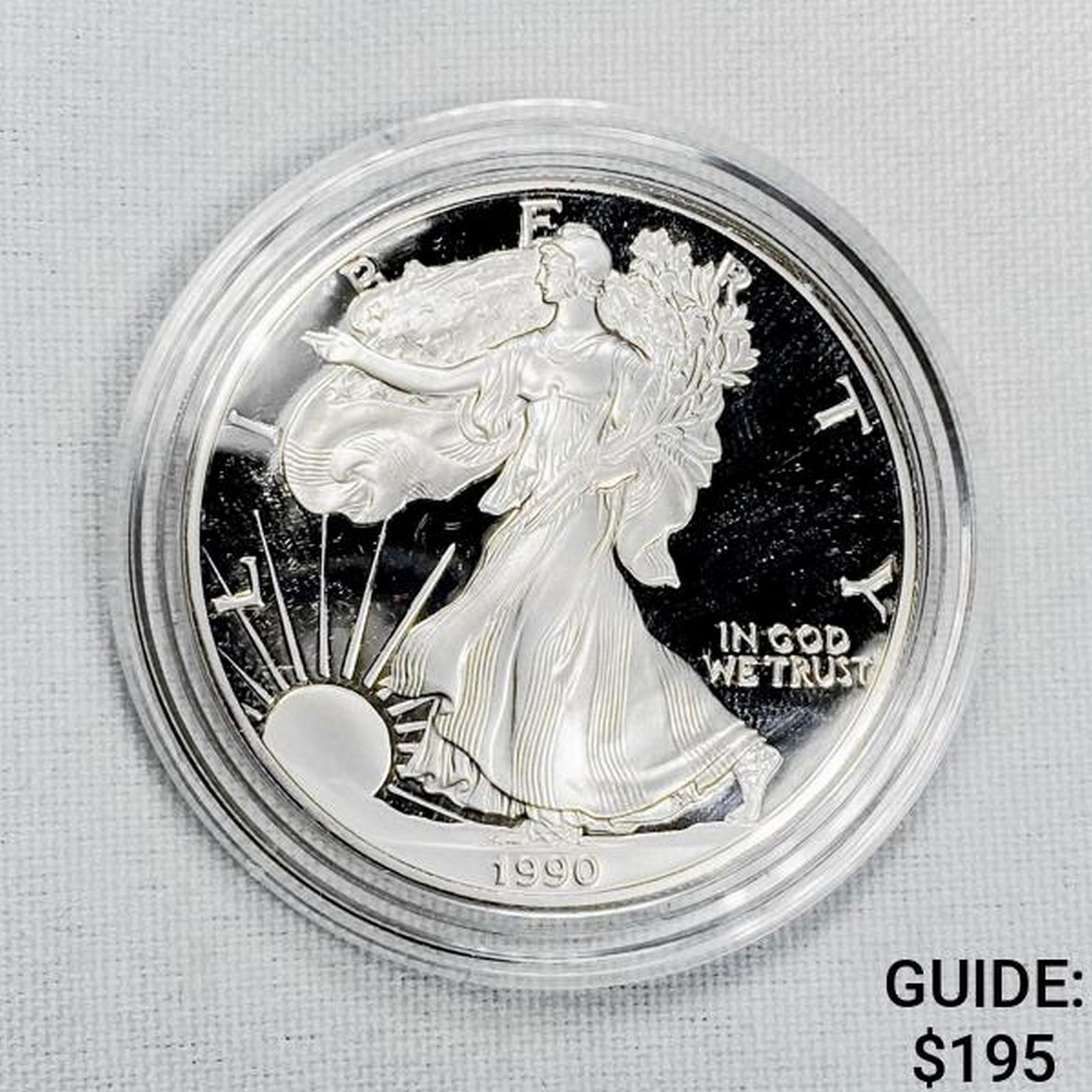 1990-S Silver Eagle -Proof w/ Cert (1 of 3)