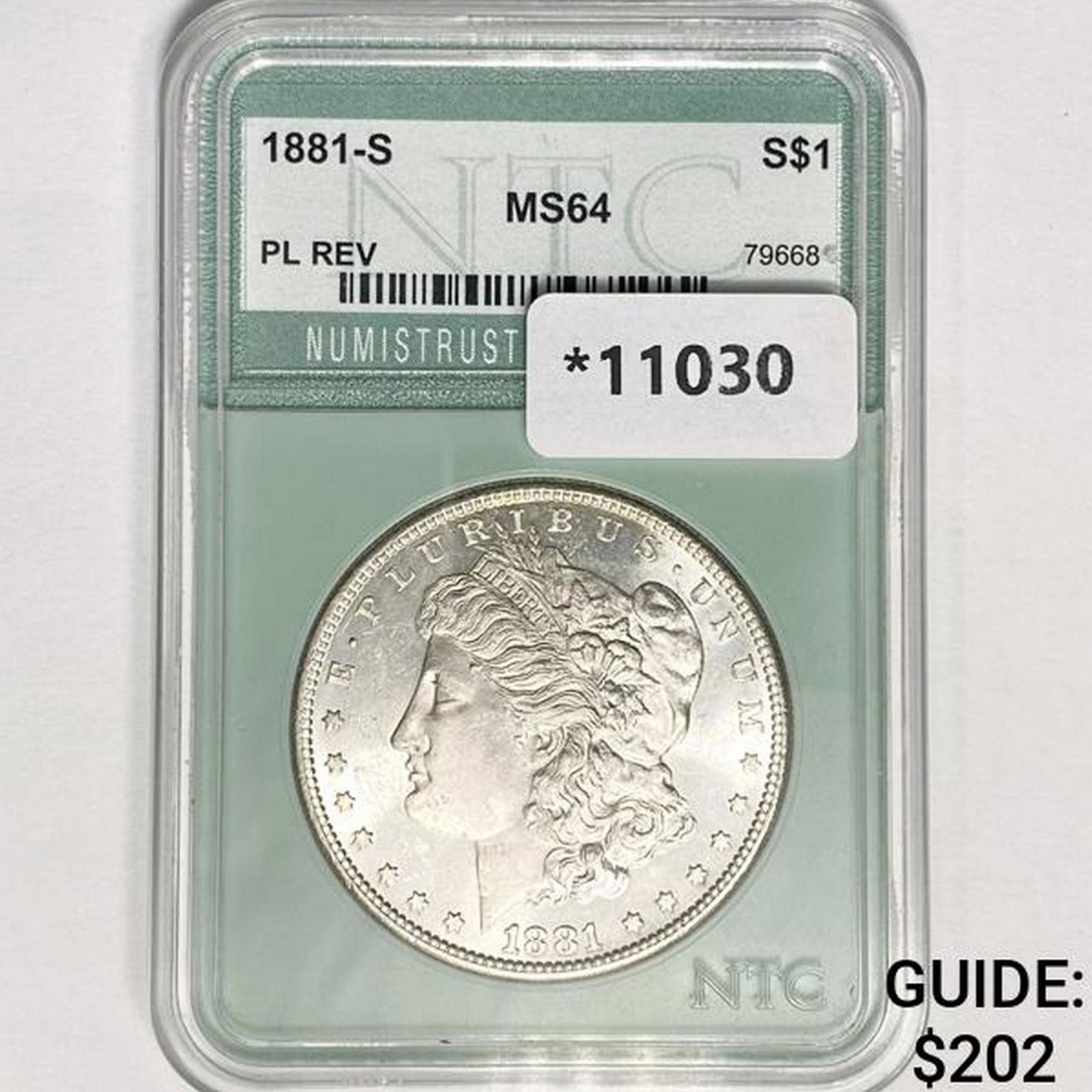 1881-S Morgan Silver Dollar NTC MS64 (1 of 2)