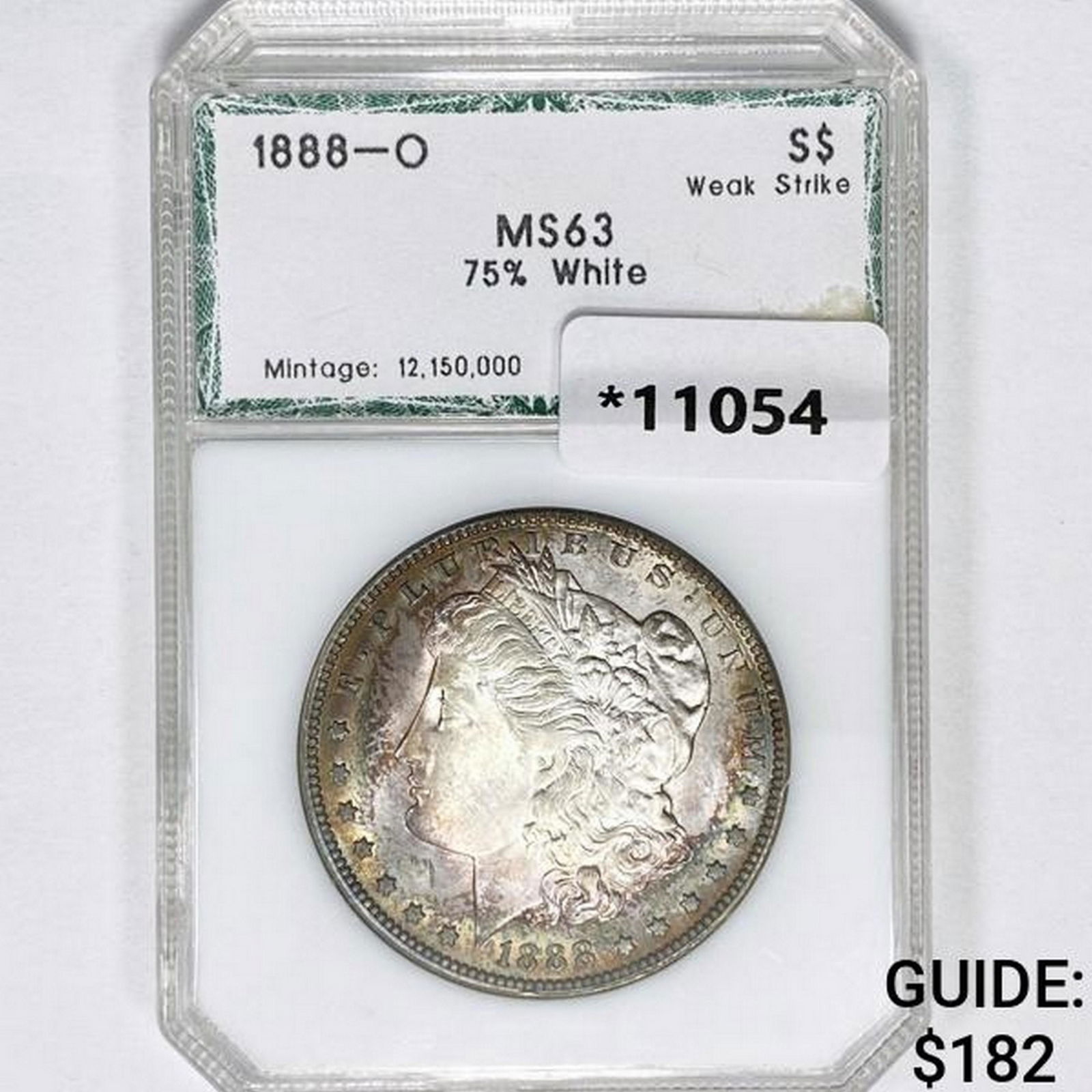 1888-O Morgan Silver Dollar PCI MS63 Weak Strike (1 of 2)