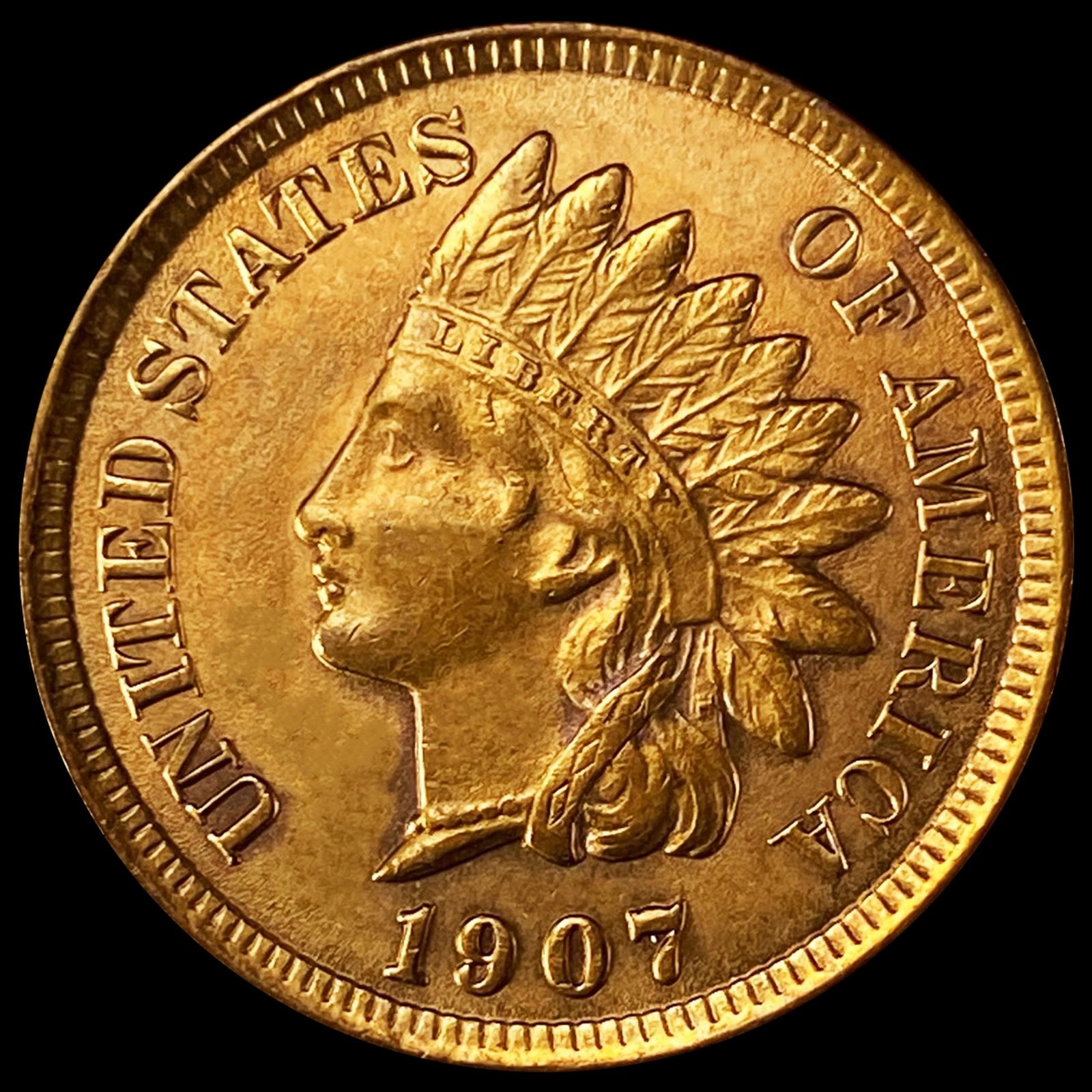 1907 Indian Head Cent UNCIRCULATED (1 of 2)