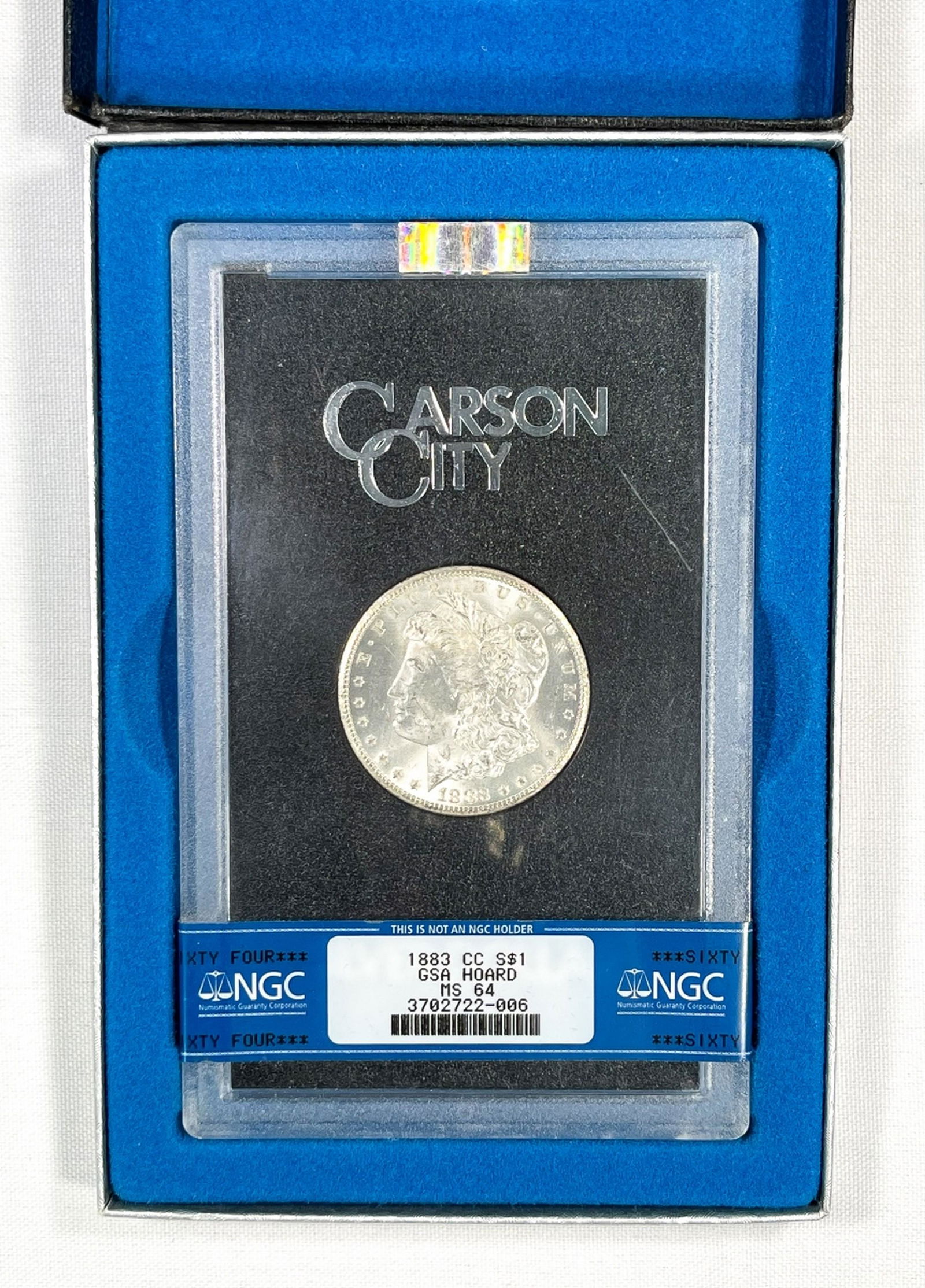 1883-CC Morgan Silver Dollar NGC-MS64 GSA (1 of 3)