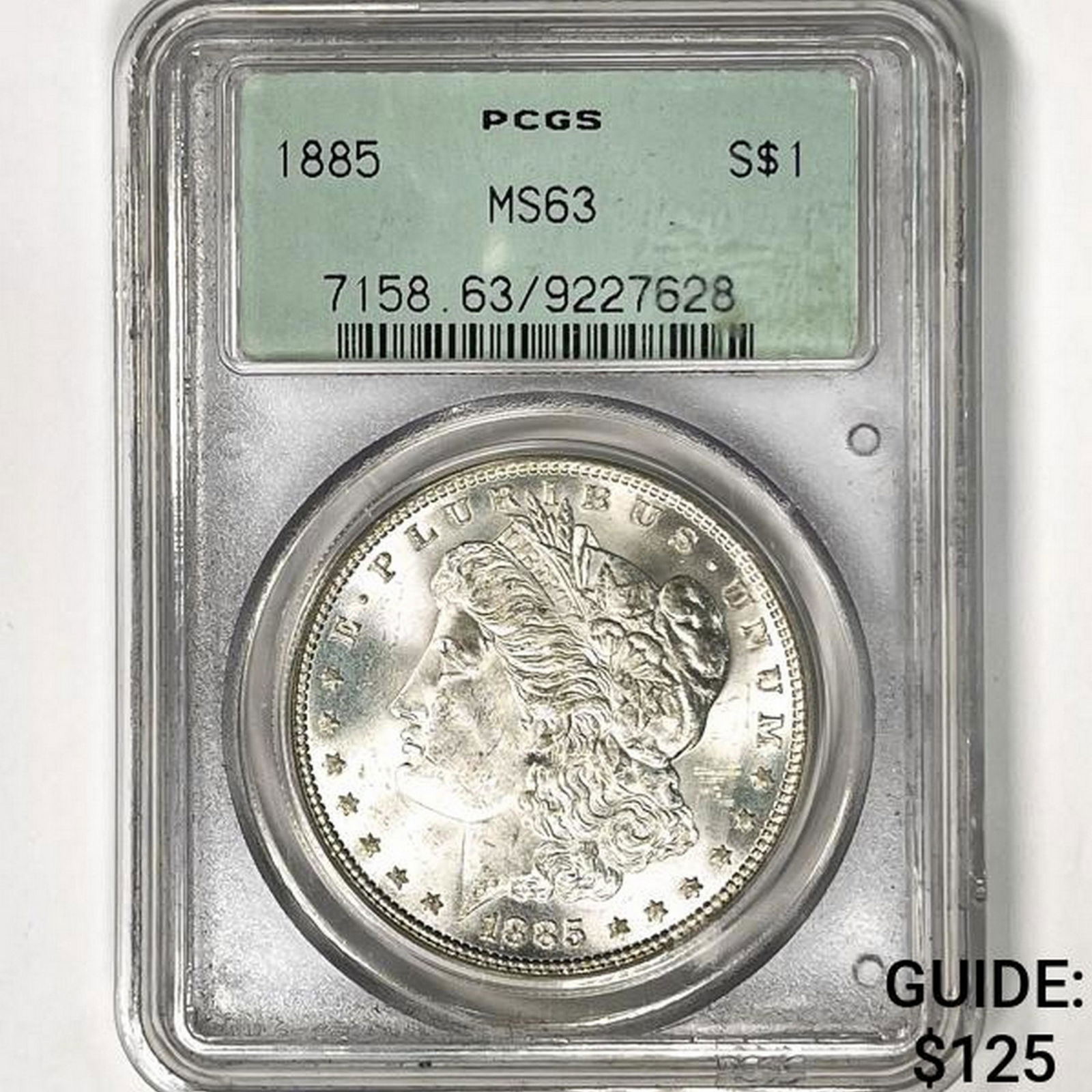 1885 Morgan Silver Dollar PCGS-MS63 (1 of 2)