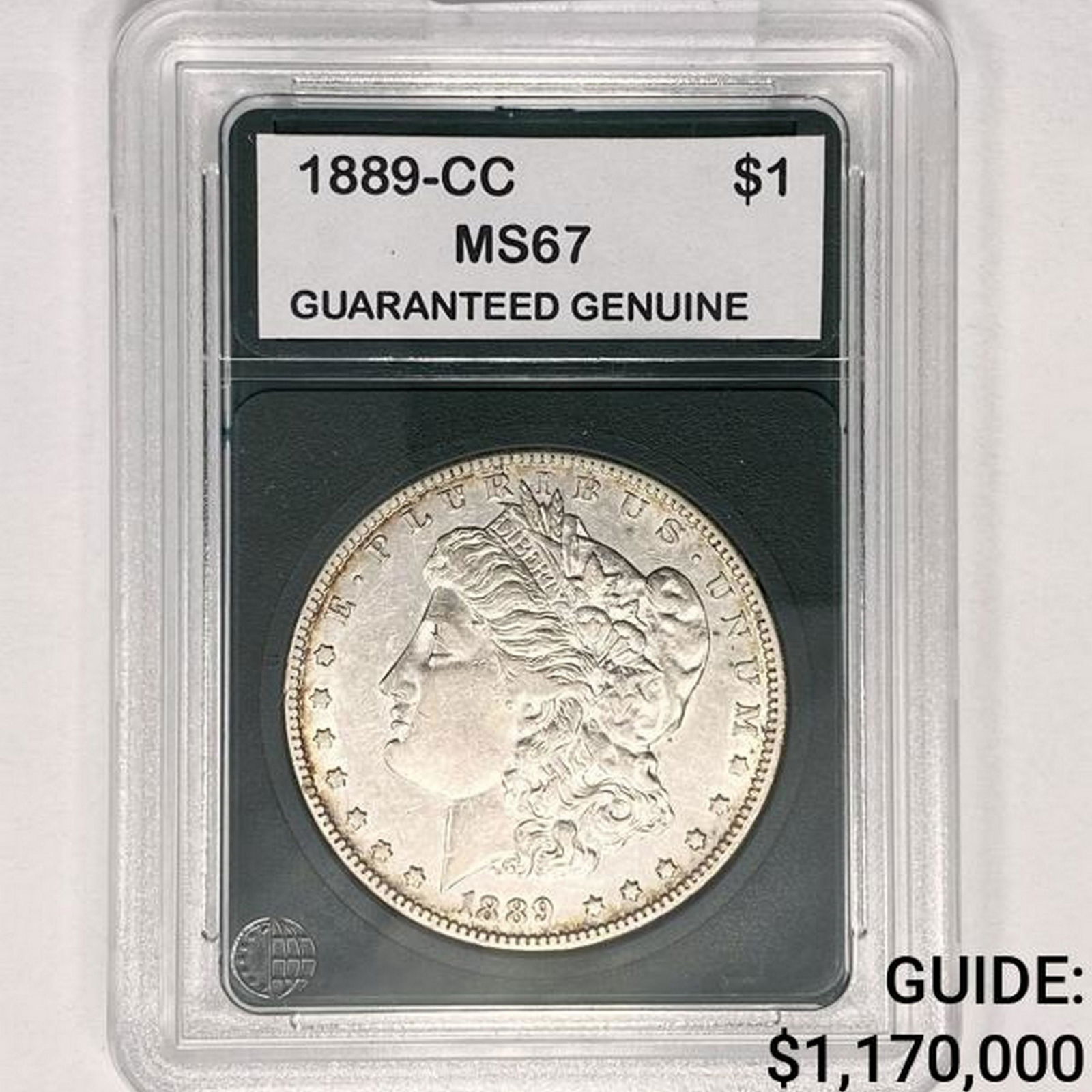 1889-CC Morgan Silver Dollar GG MS67 (1 of 2)