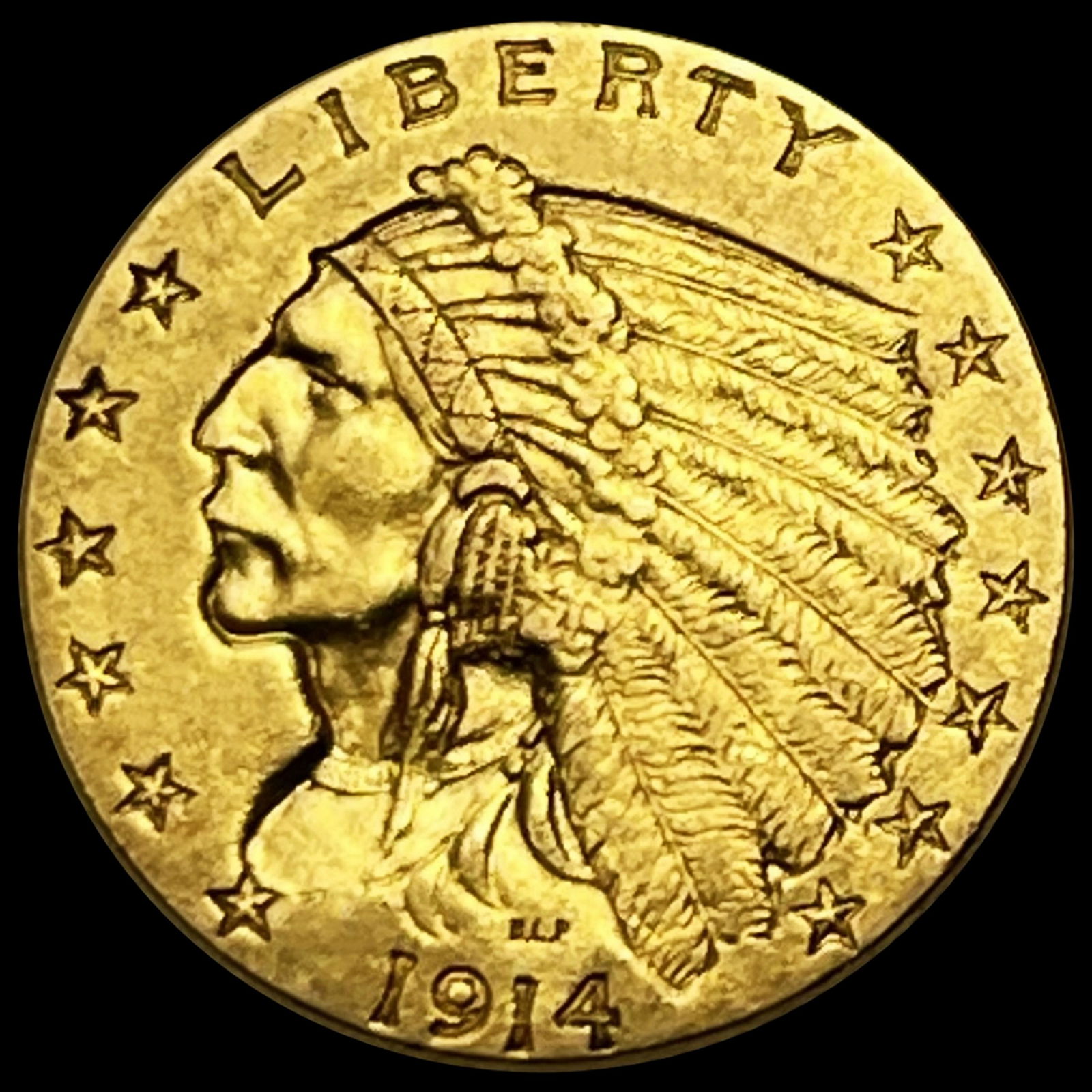 1914 $2.50 Gold Quarter Eagle UNCIRCULATED (1 of 2)