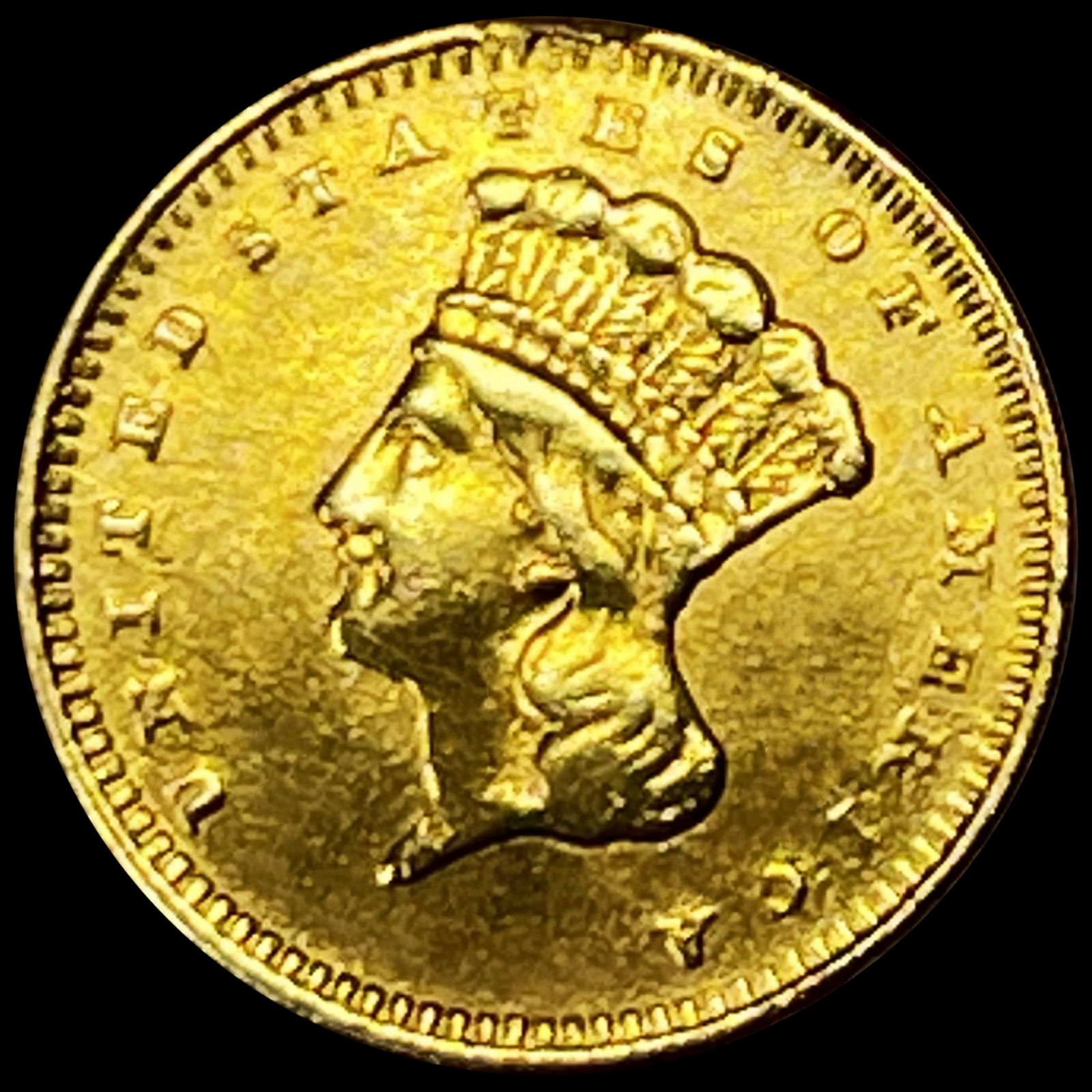 1858-S Rare Gold Dollar UNCIRCULATED (1 of 2)