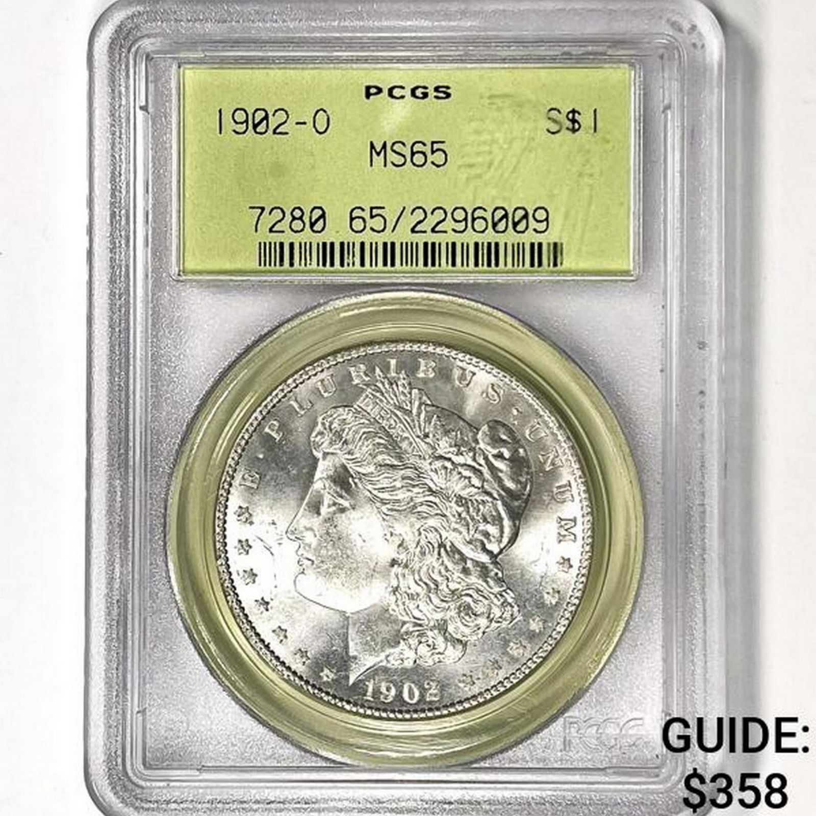 1902-O Morgan Silver Dollar PCGS-MS65 (1 of 2)