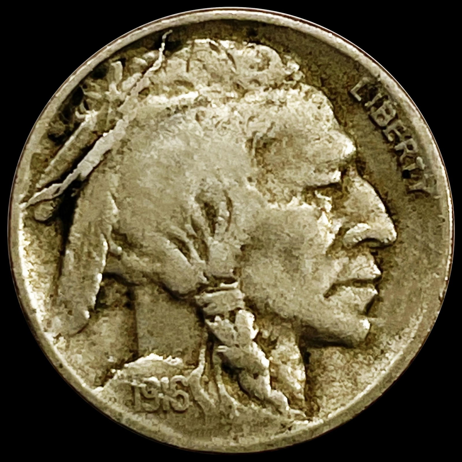 1916-D Buffalo Nickel LIGHTLY CIRCULATED (1 of 2)