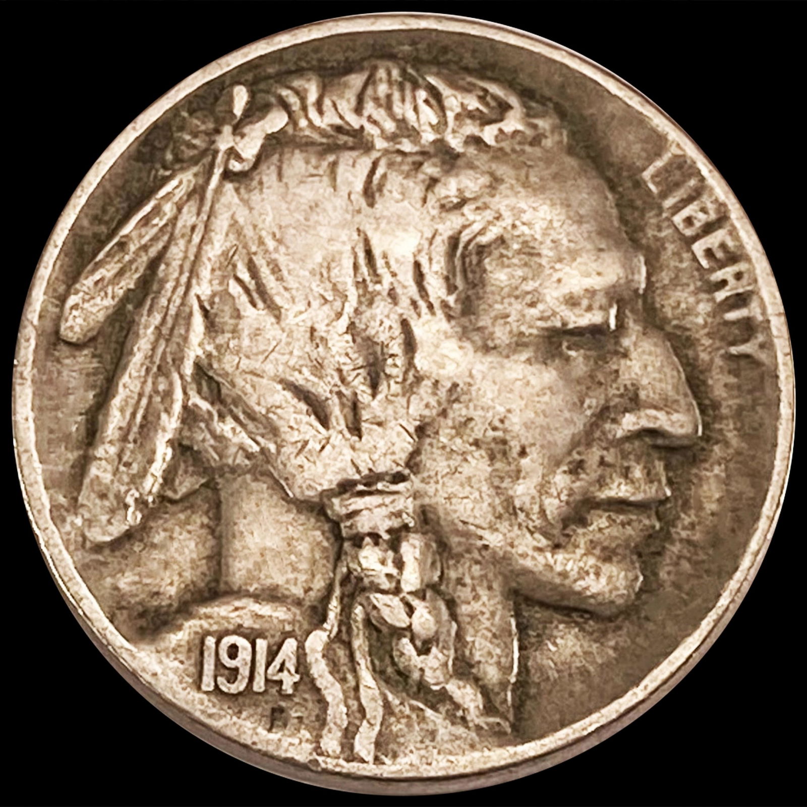 1914-D Buffalo Nickel LIGHTLY CIRCULATED (1 of 2)