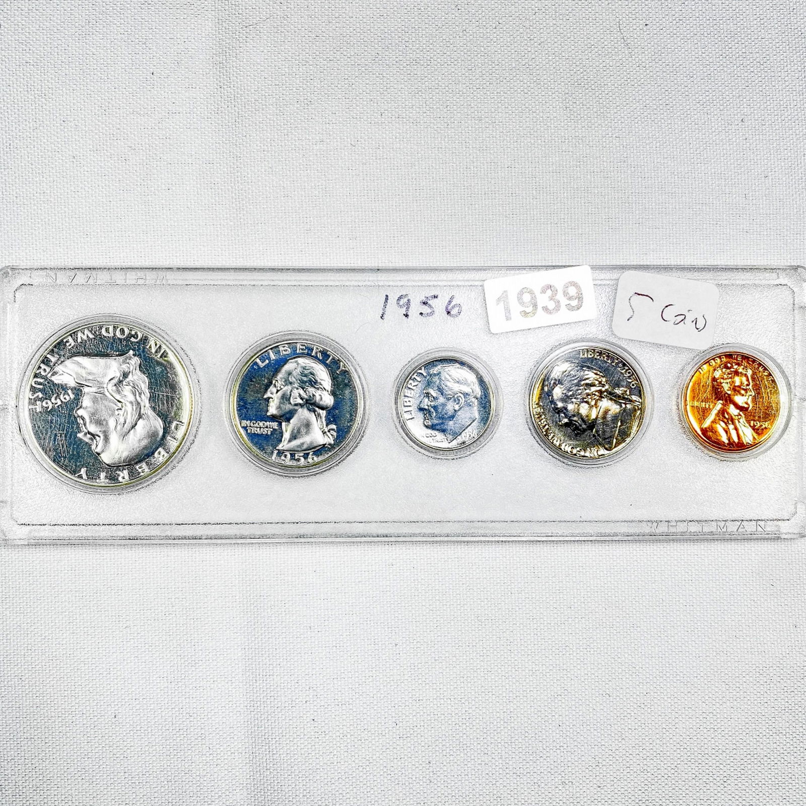 1856 (5) US Coin Set Proof (1 of 2)