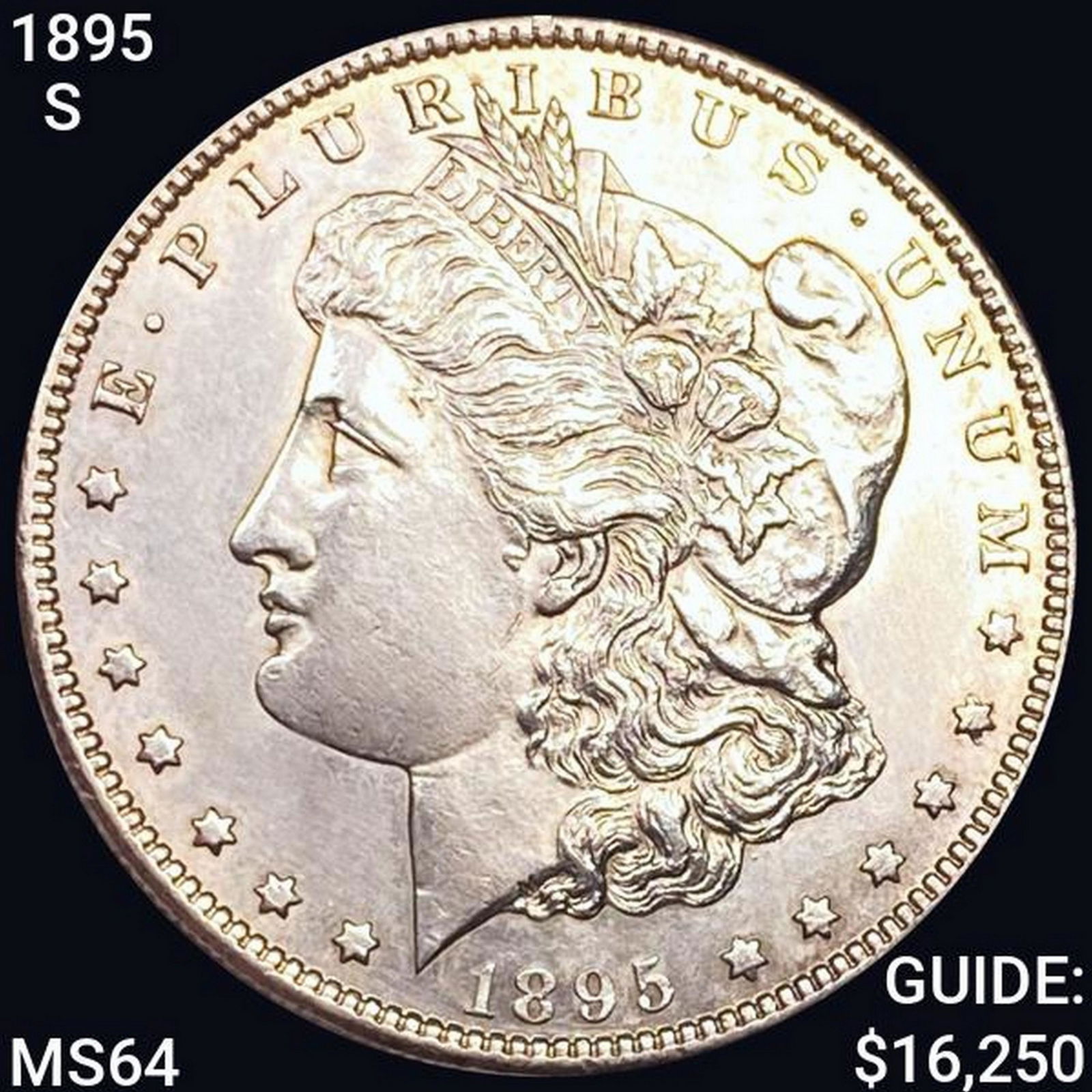 1895-S Morgan Silver Dollar CHOICE BU (1 of 2)