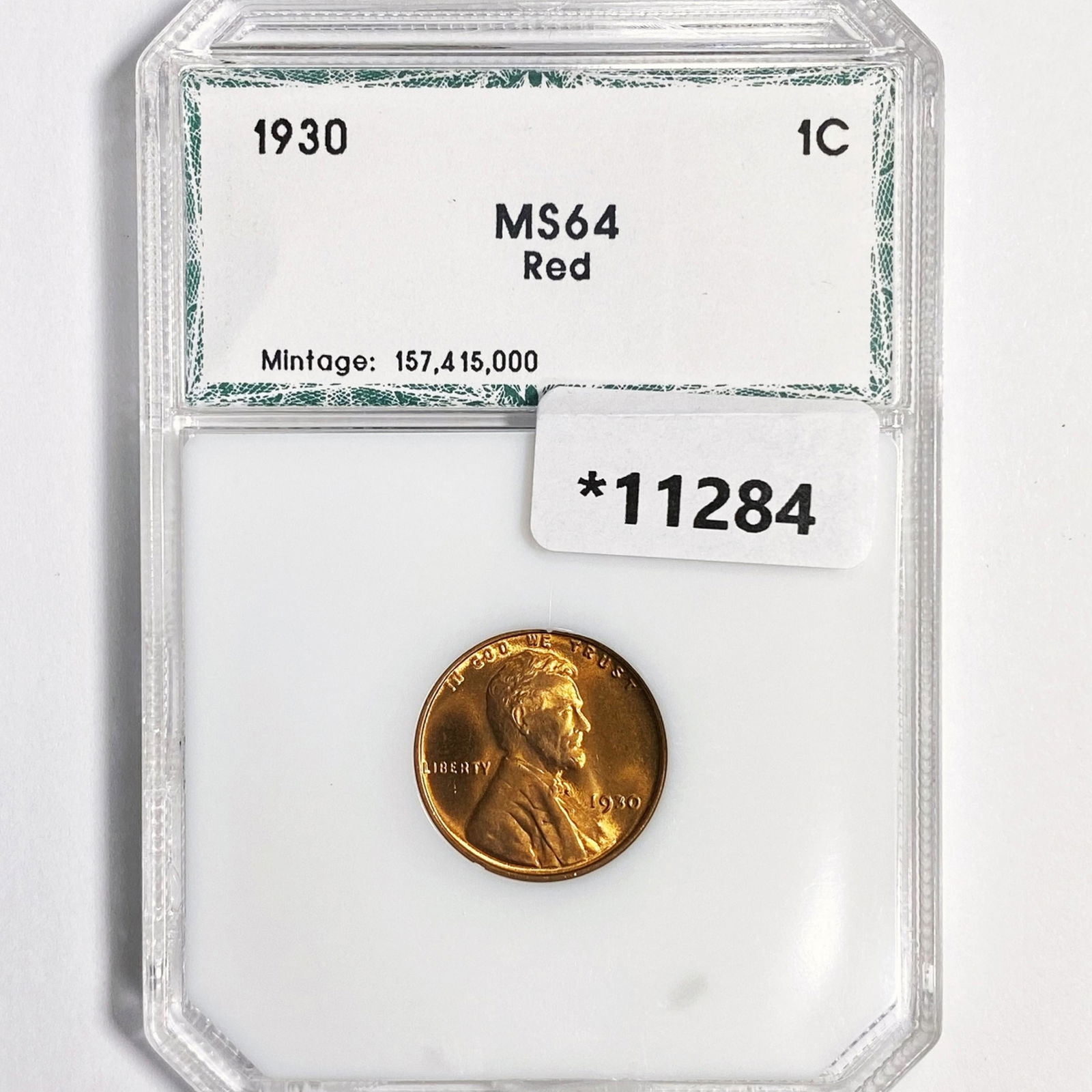 1930 Wheat Cent PCI MS64 RED (1 of 2)
