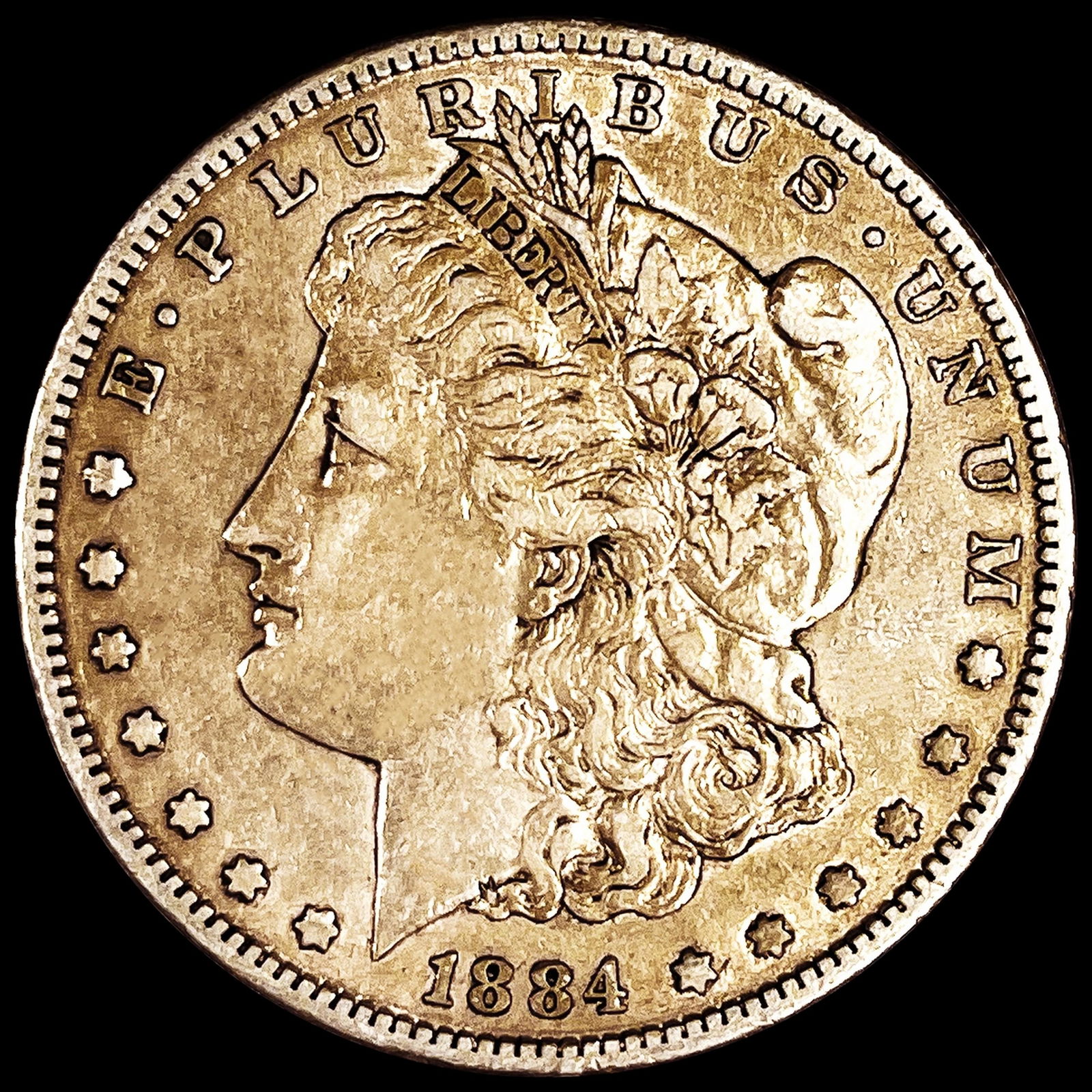 1884-S Morgan Silver Dollar NEARLY UNCIRCULATED (1 of 2)