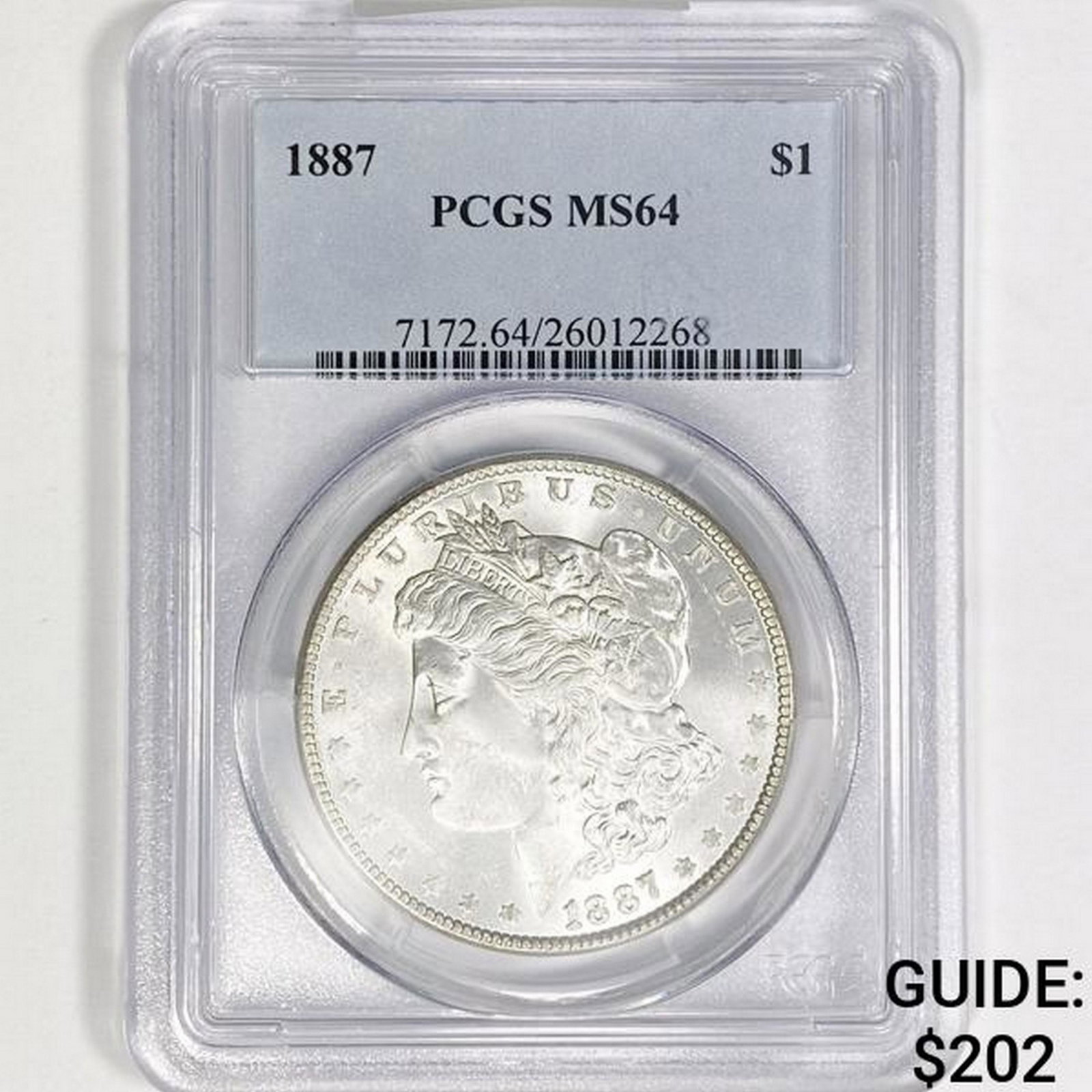 1887 Morgan Silver Dollar PCGS MS64 (1 of 2)